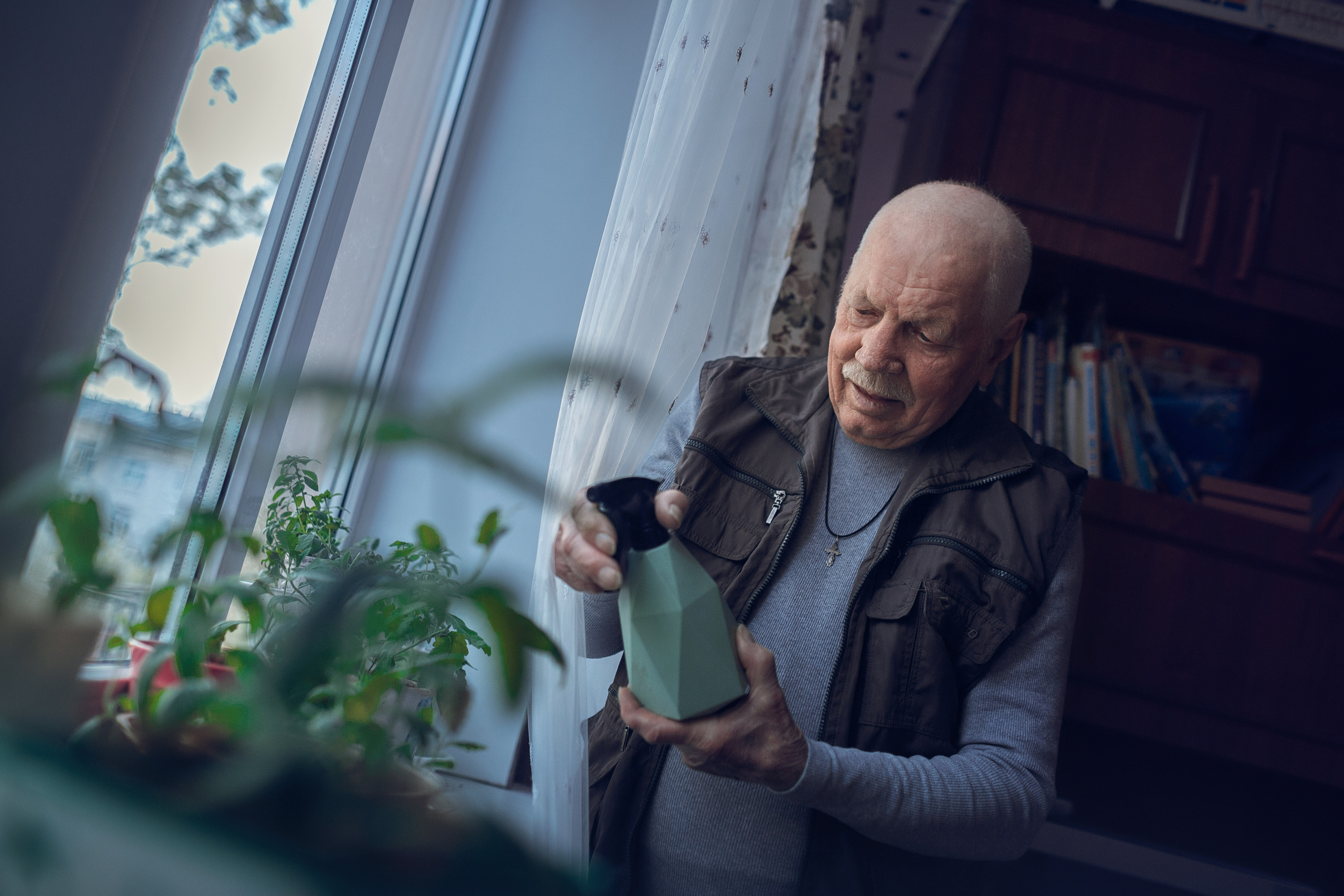 В гостях у дедушки_2023. Семейный фотограф в Санкт-Петербурге