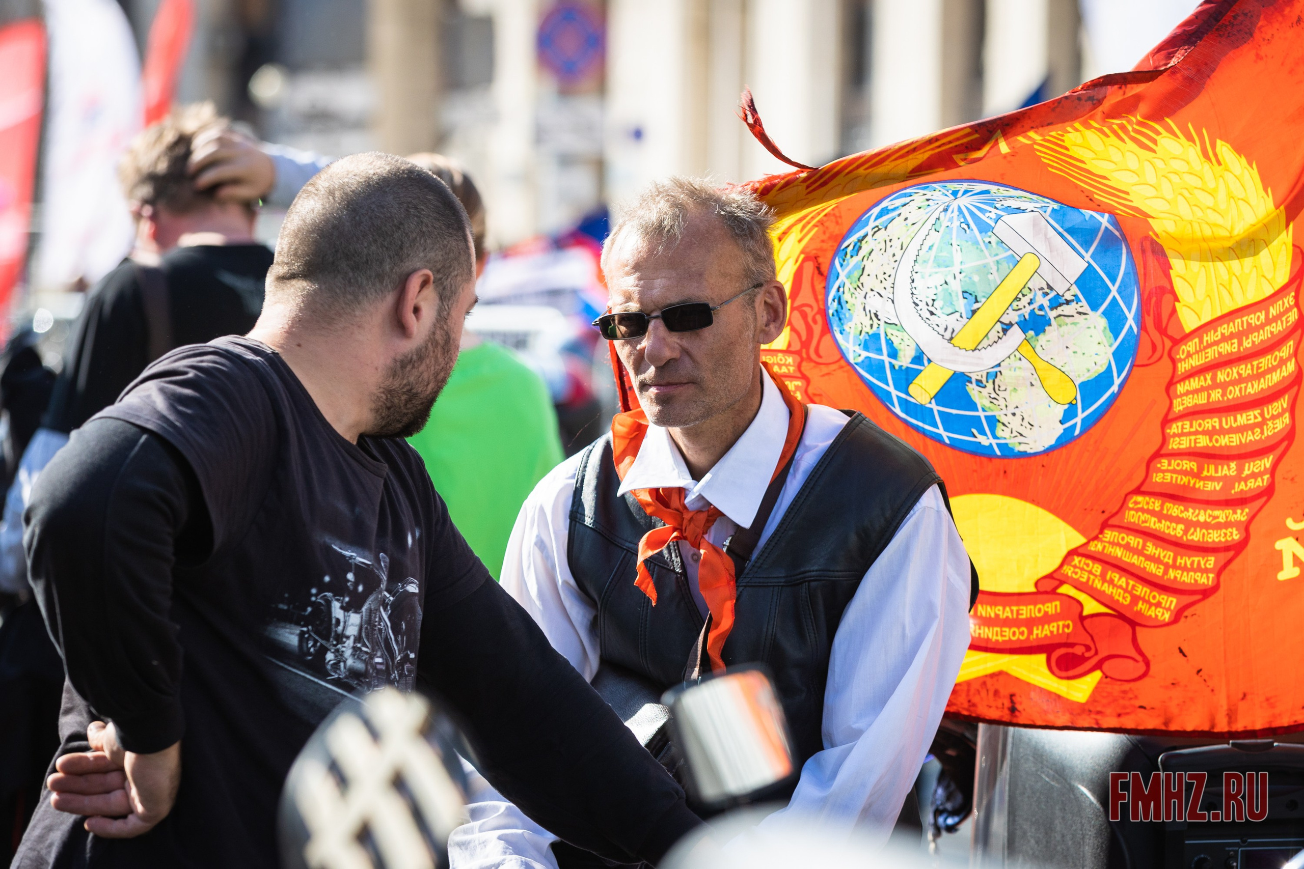 Закрытие Мотосезона 2023 на проспекте Академика Сахарова. Фотограф Владимир Охрименко