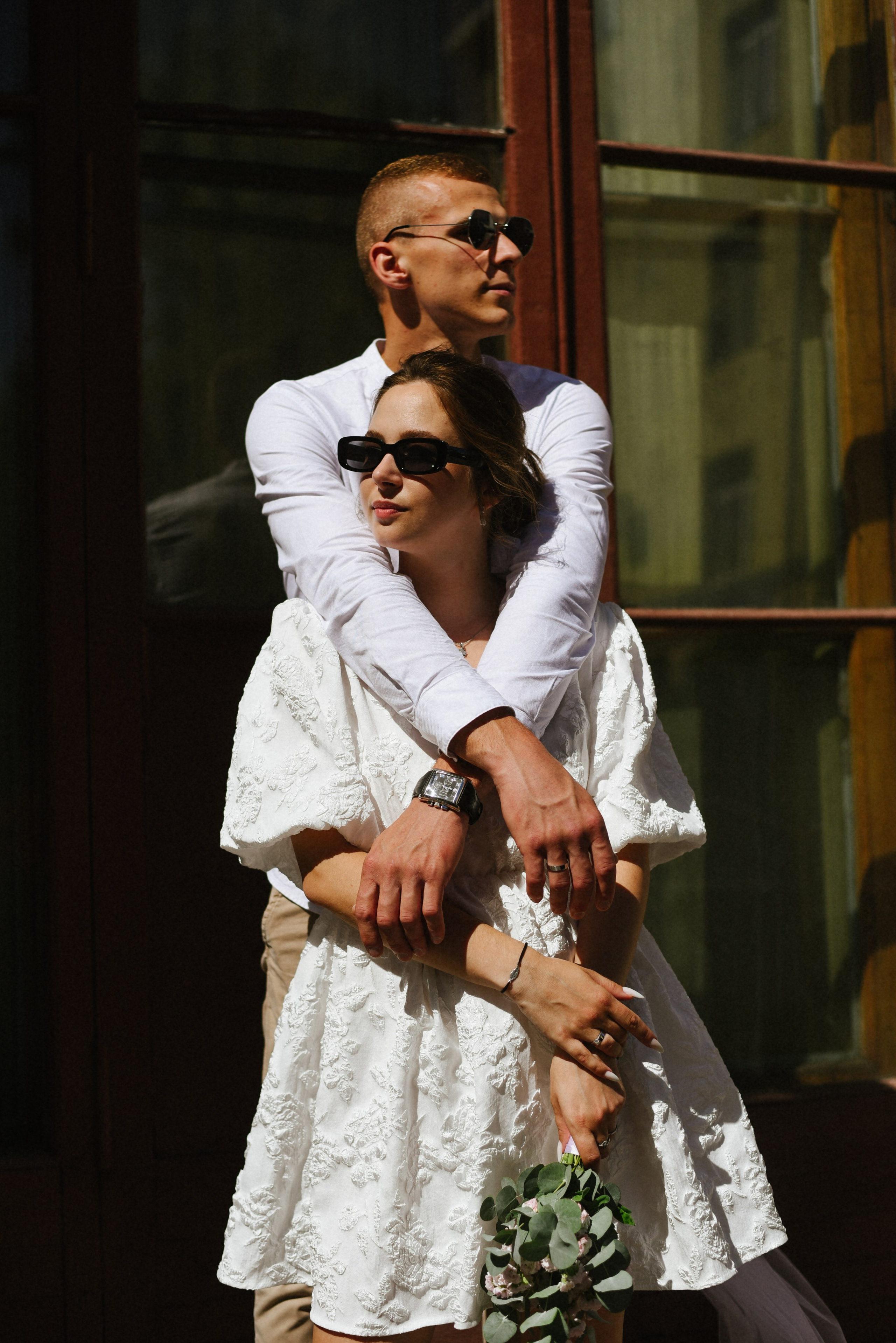 Андрей и Дарья ЗАГС № 4 Свадебная прогулка по городу. Фотограф Лола Волна, город Москва