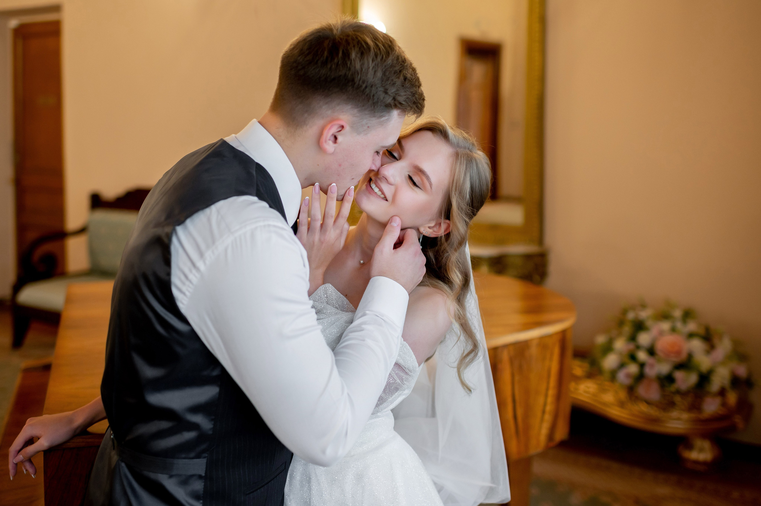 Анастасия и Михаил (Второй Дворец Бракосочетания на Фурштатской улице 52, фотосессия в Таврическом парке). Портретный, семейный и свадебный фотограф в Санкт-Петербурге и в Пушкине Ширяев Денис