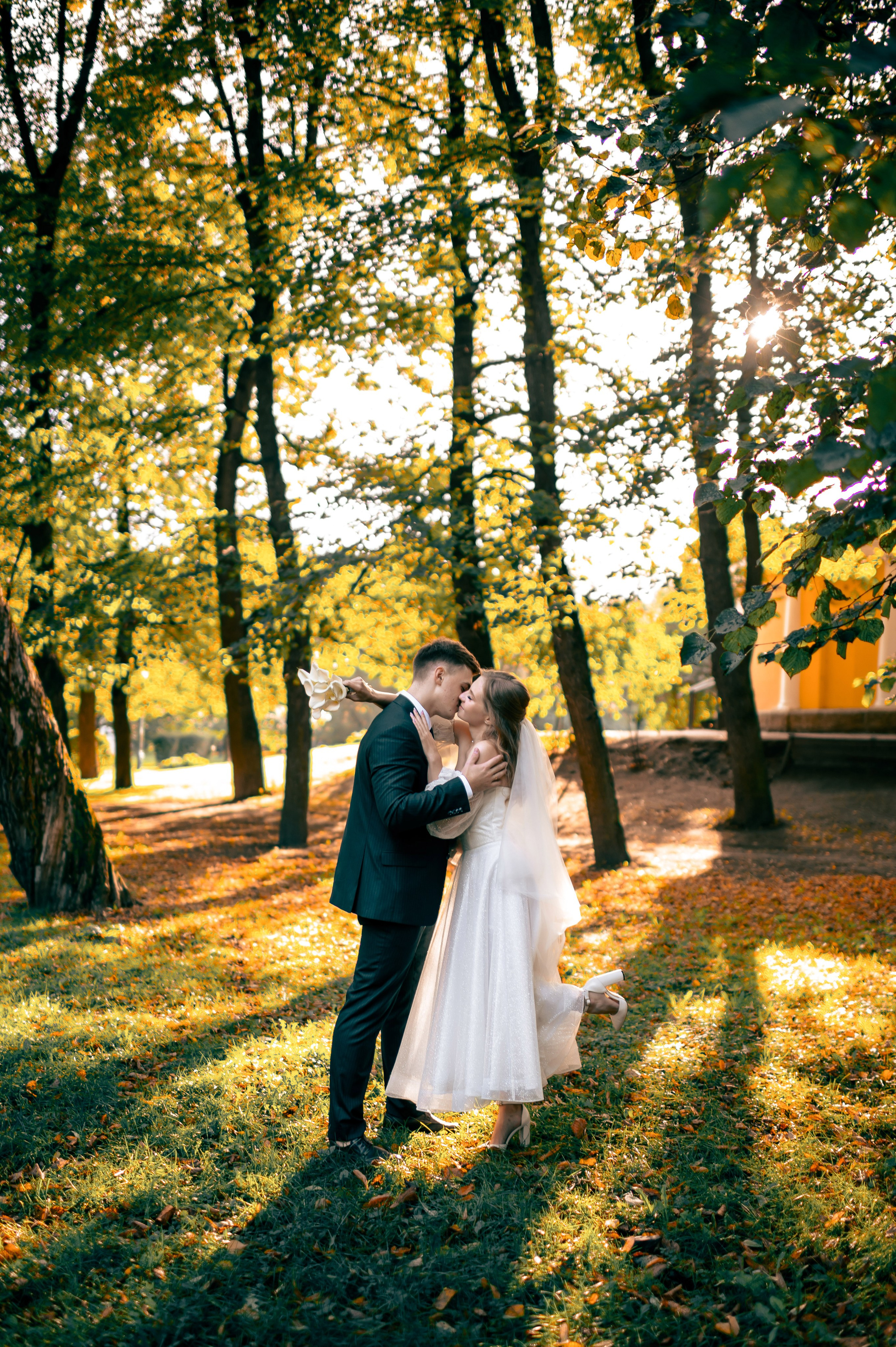 Анастасия и Михаил (Второй Дворец Бракосочетания на Фурштатской улице 52, фотосессия в Таврическом парке). Портретный, семейный и свадебный фотограф в Санкт-Петербурге и в Пушкине Ширяев Денис