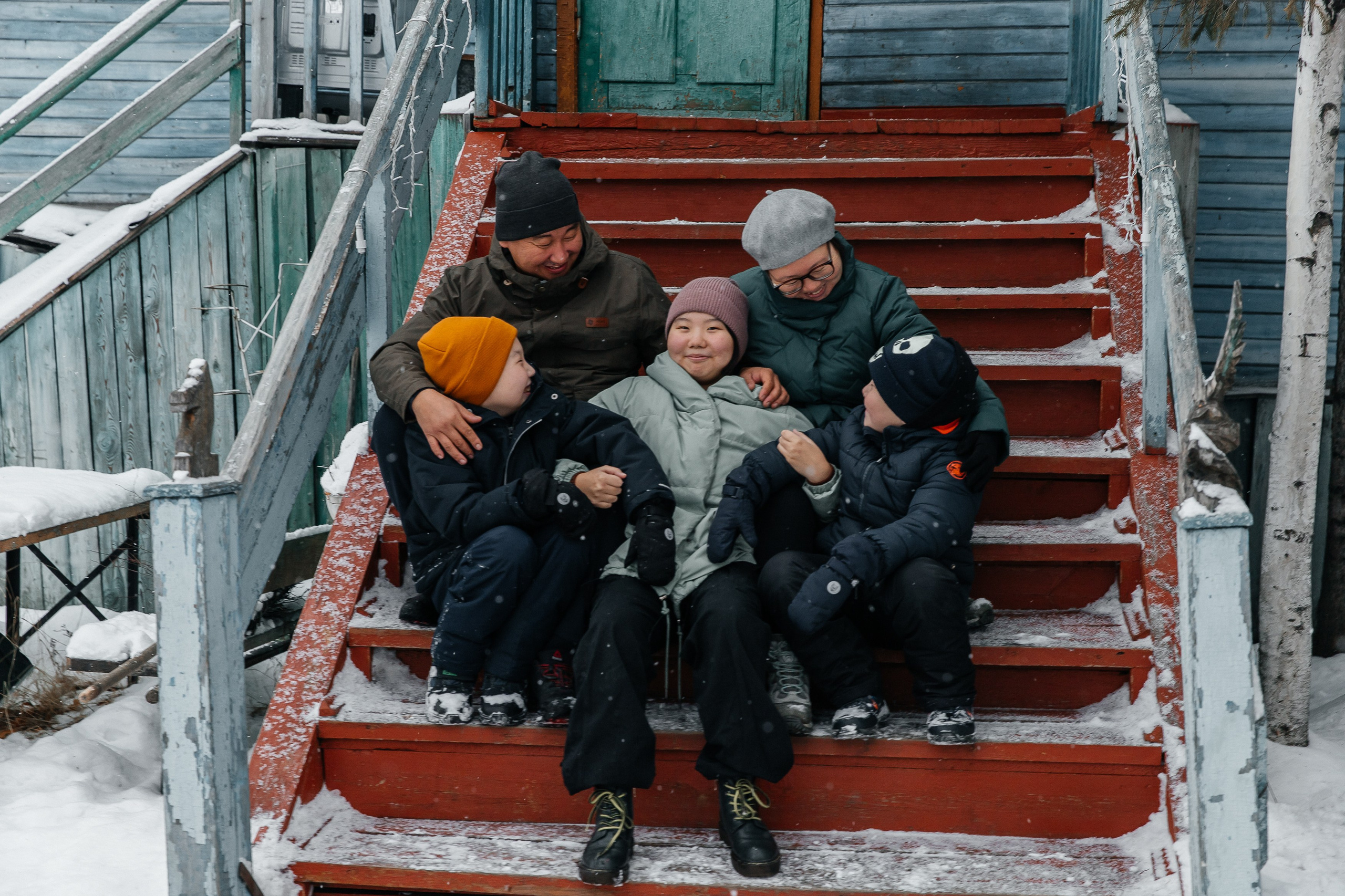 Степановы. Воронистая Анастасия. Фотограф Якутия, Томпонский район