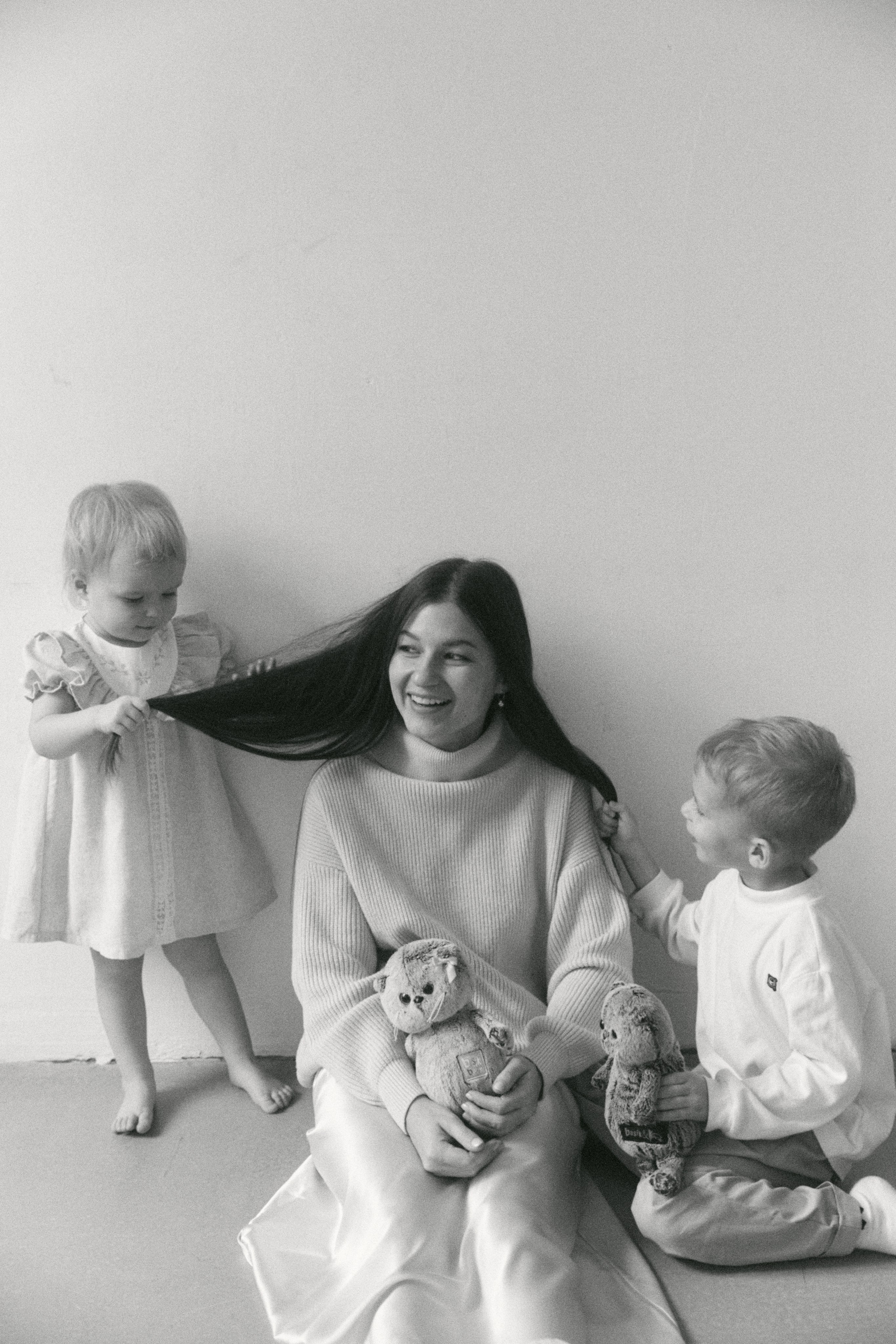 Настя + Демьян + Агата. Семейный и детский фотограф Юлия Шох