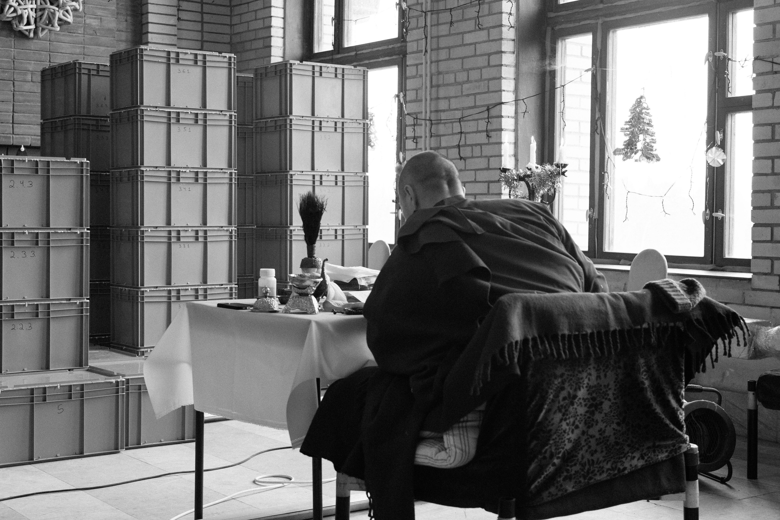 Строительство Ступы в Яхроме. Фотография, как она есть