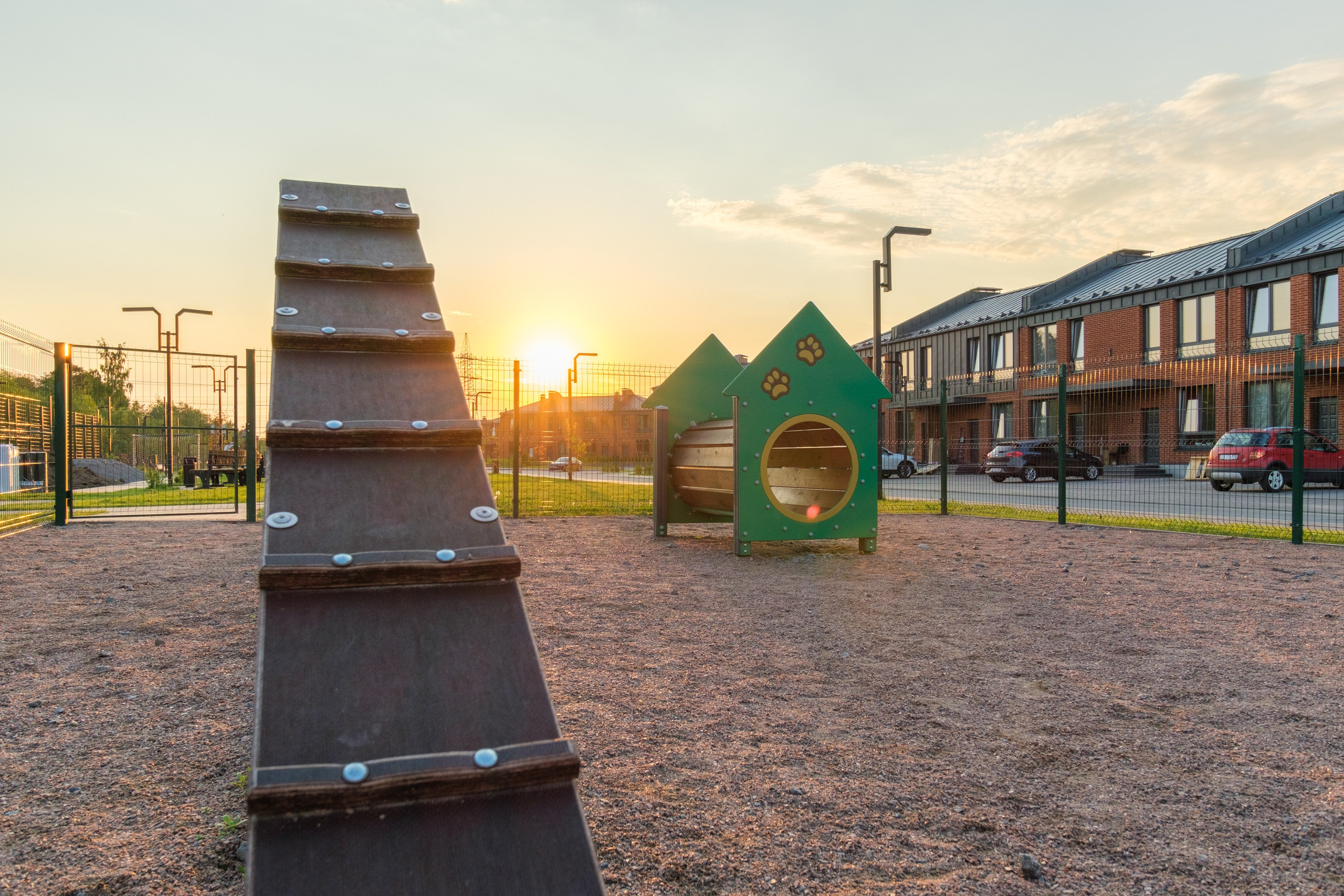 Архитектурная фотосъёмка коттеджного посёлка