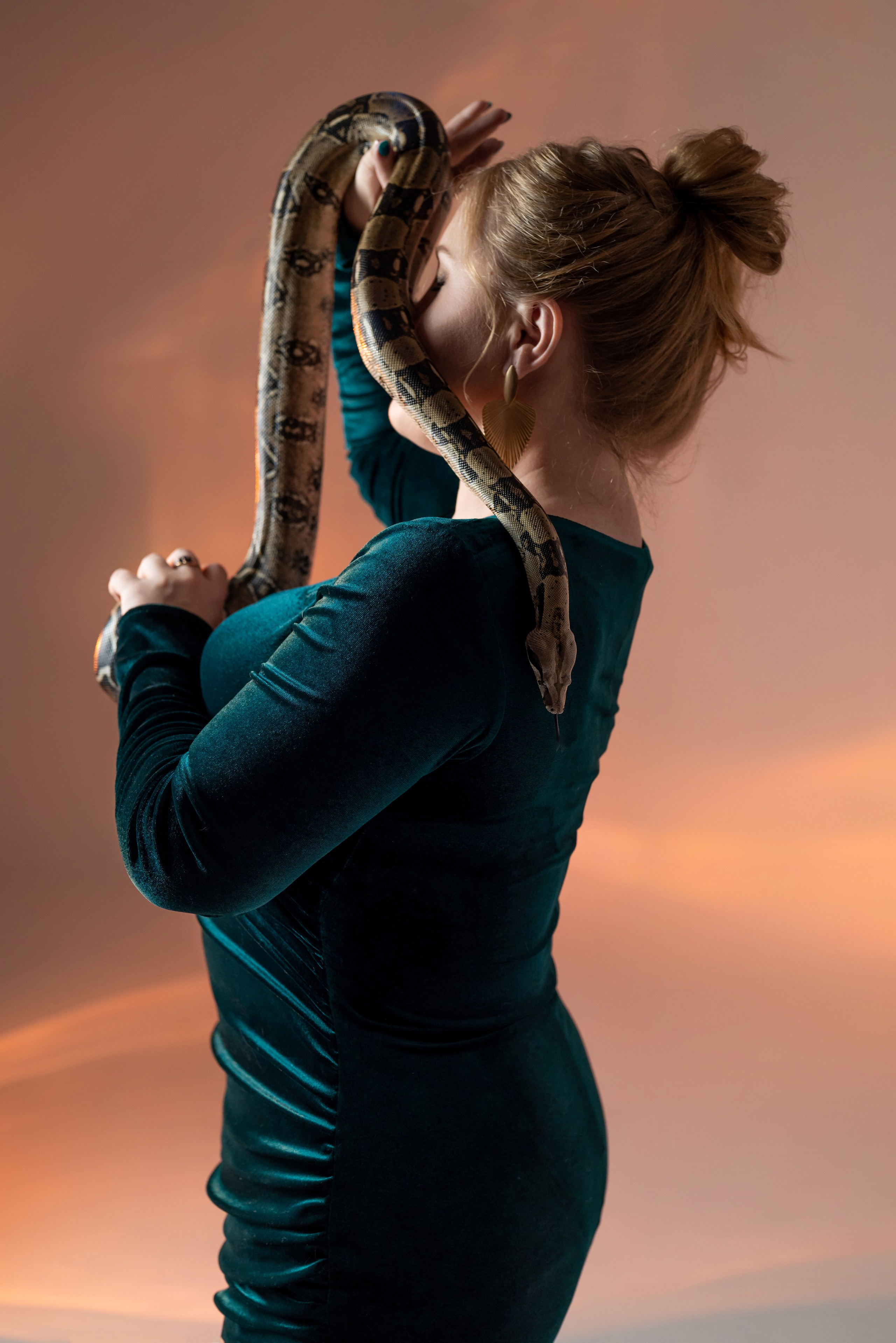 Фотопроект со змеёй 2025 г. Фотограф в городе Салават