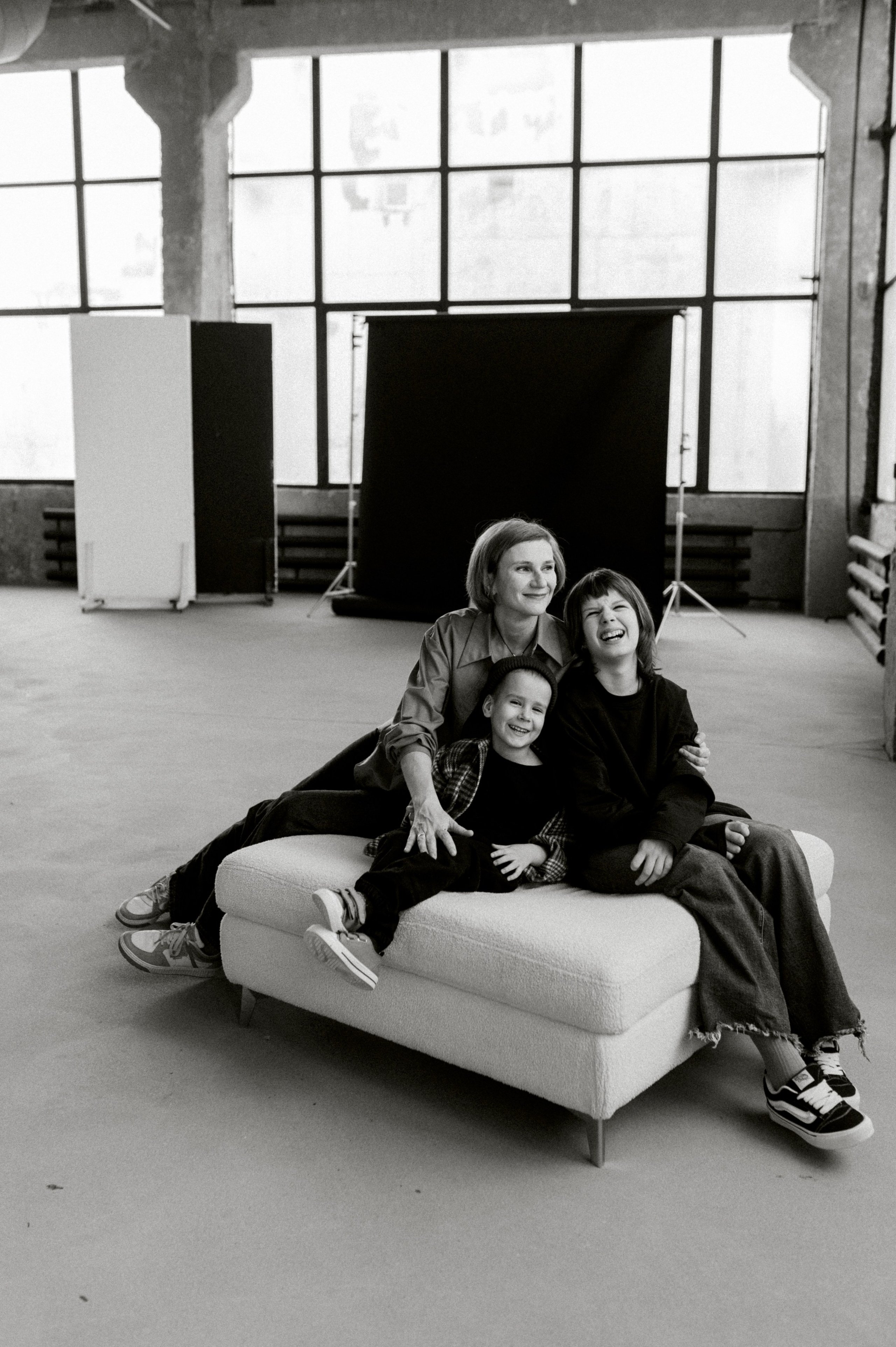 Наташа, Маша и Ванюшка. Фотограф Мария Стрелкова