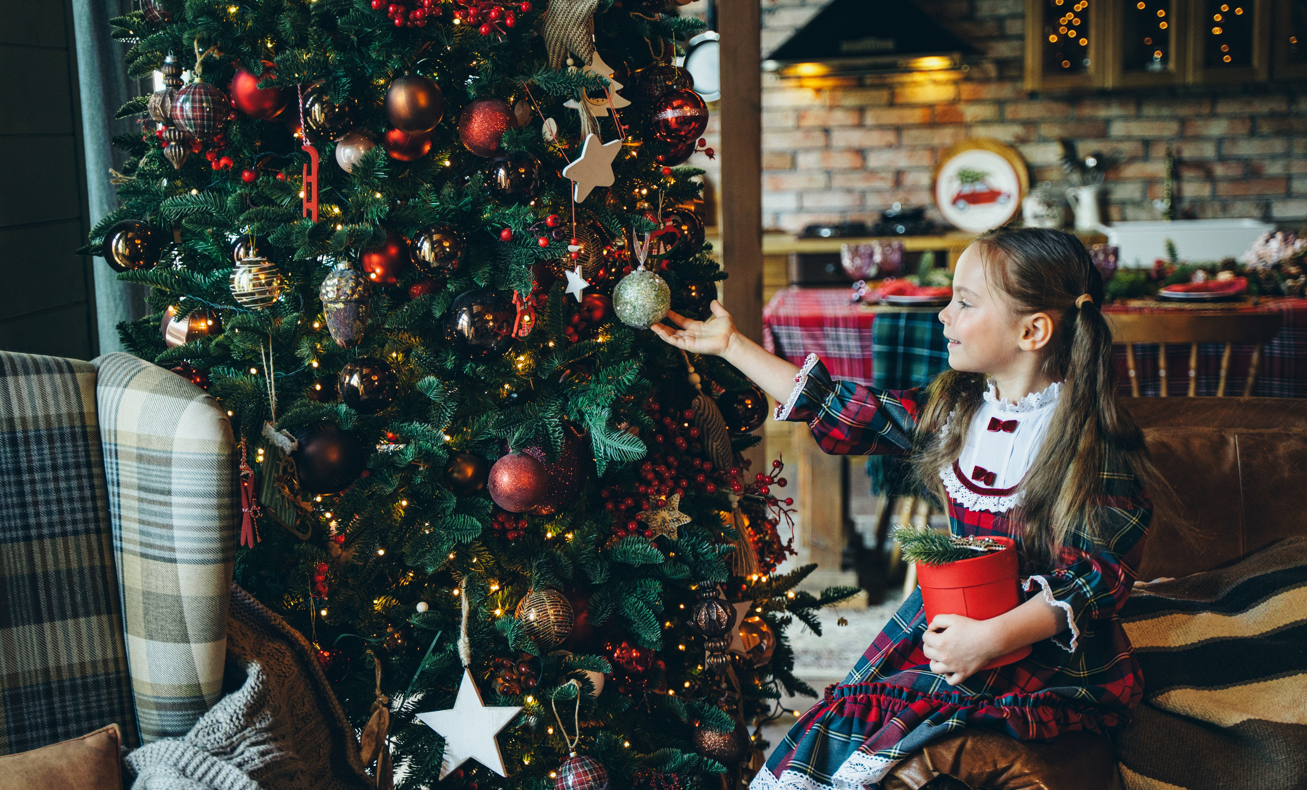 Новогодняя фотосессия в студии. Свадебный, семейный, детский, женский фотограф в Москве Дина Мажейка