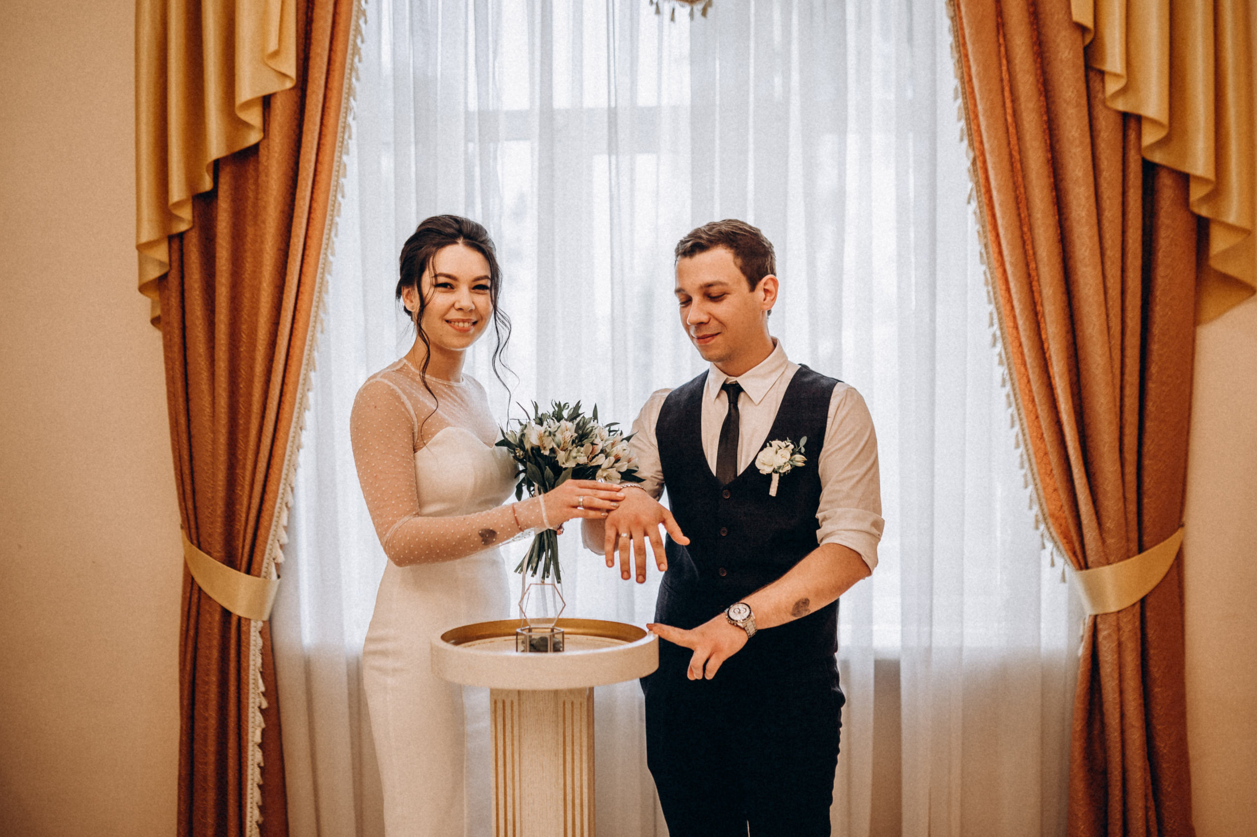 Свадьба Анастасия Сергей камерная (загс+прогулка). Фотограф ПИТЕР СПБ Надежда Баранова