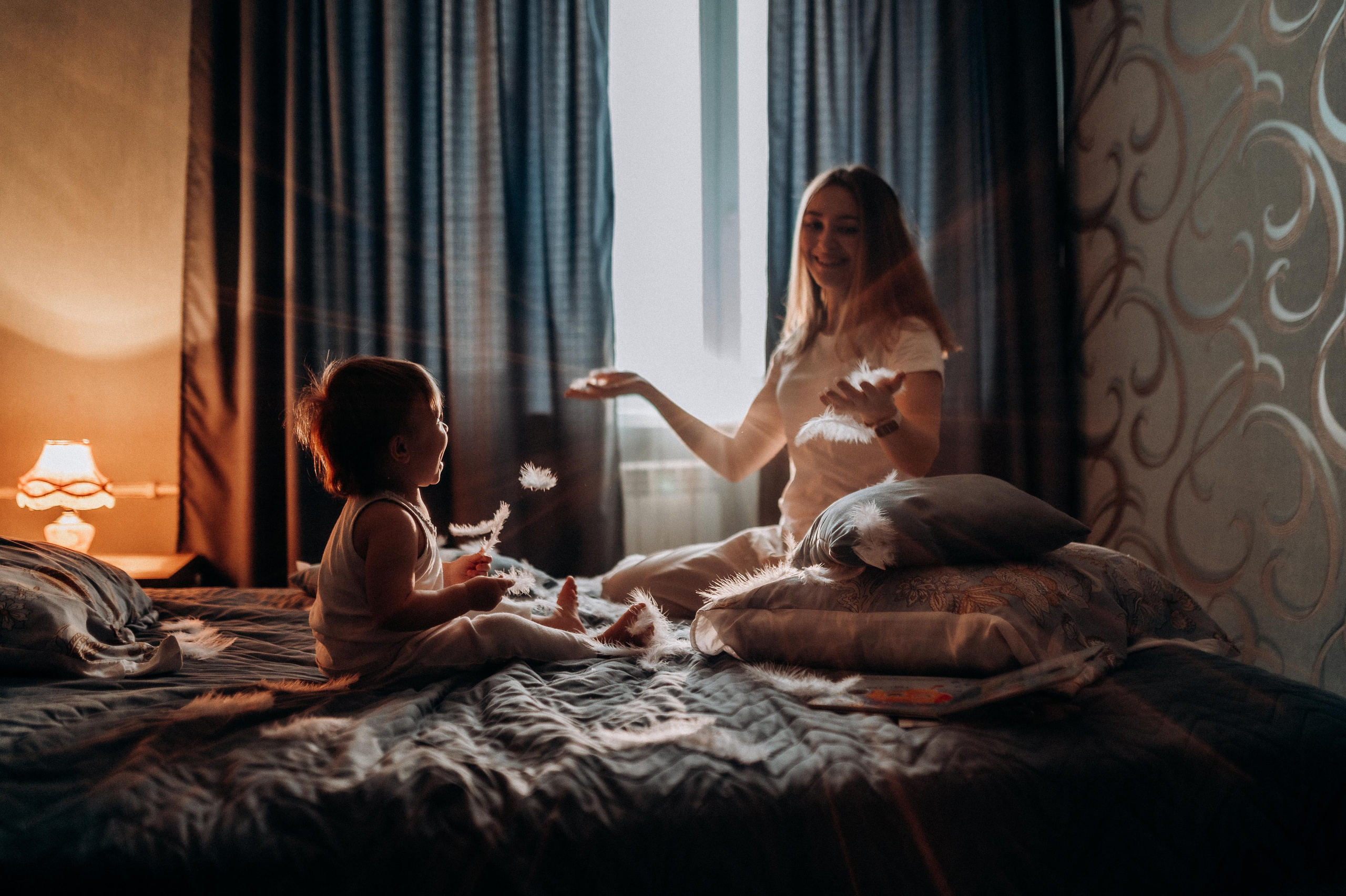 Домашняя фотосессия мама+дочь. Фотограф ПИТЕР СПБ Надежда Баранова