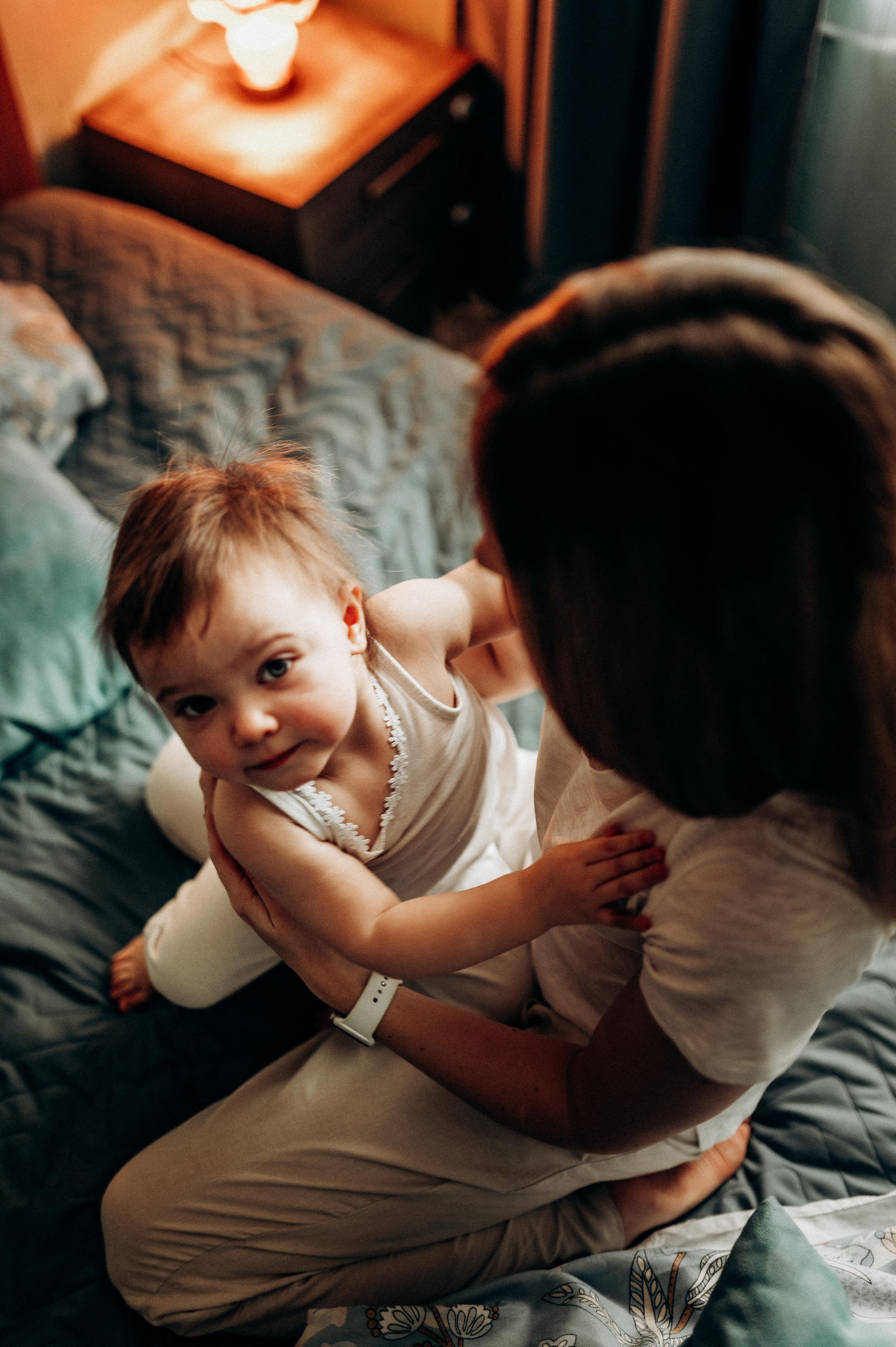 Домашняя фотосессия мама+дочь. Фотограф ПИТЕР СПБ Надежда Баранова