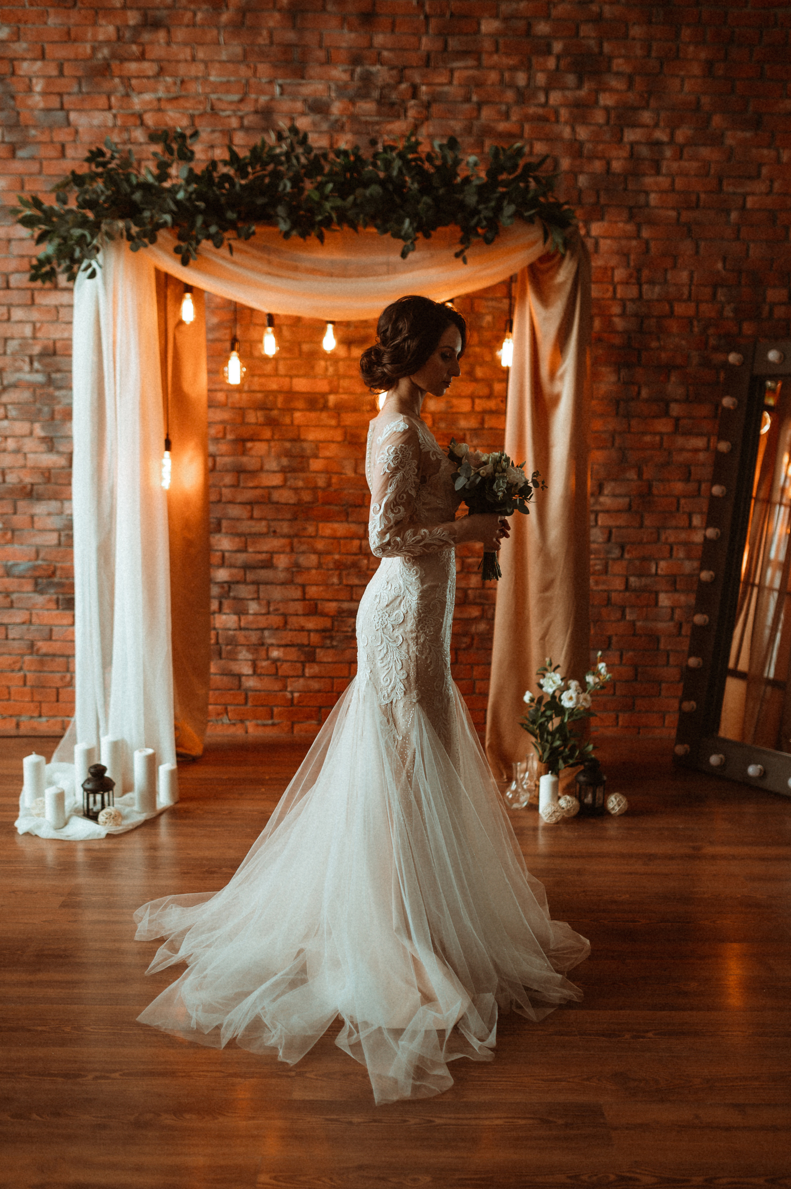 Свадебная фотосессия в студии. Фотограф ПИТЕР СПБ Надежда Баранова