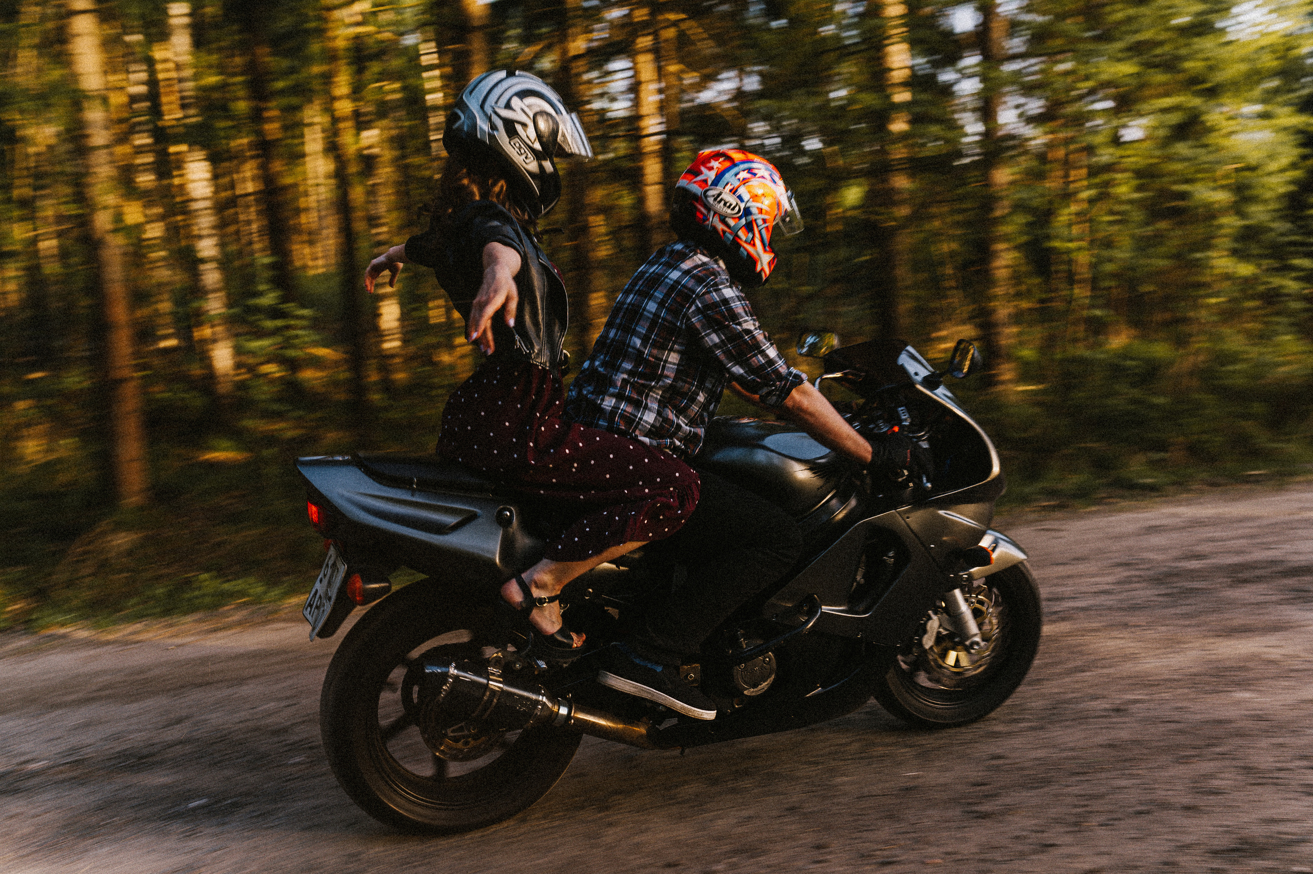 Лав стори на мотоцикле. Фотограф ПИТЕР СПБ Надежда Баранова