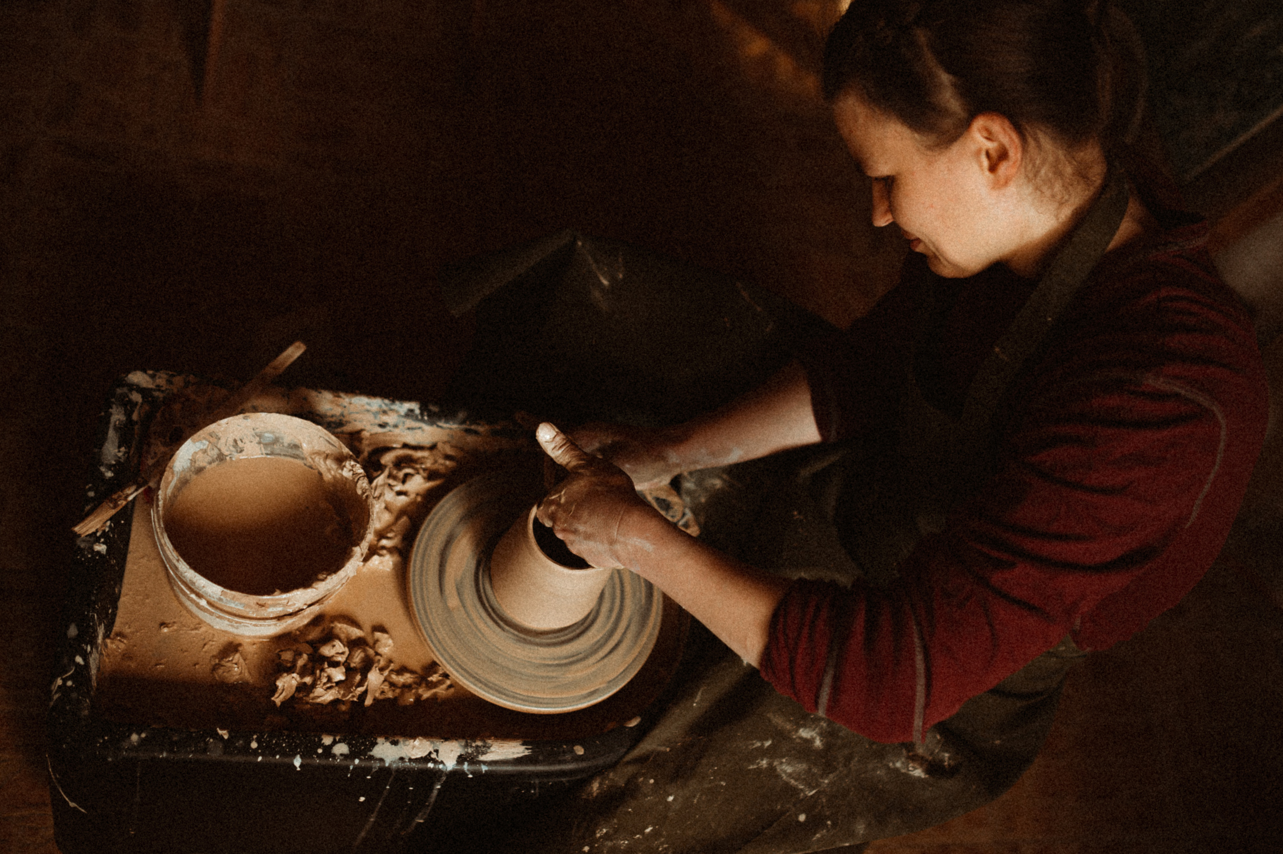 Аня художник-керамист. Фотограф ПИТЕР СПБ Надежда Баранова