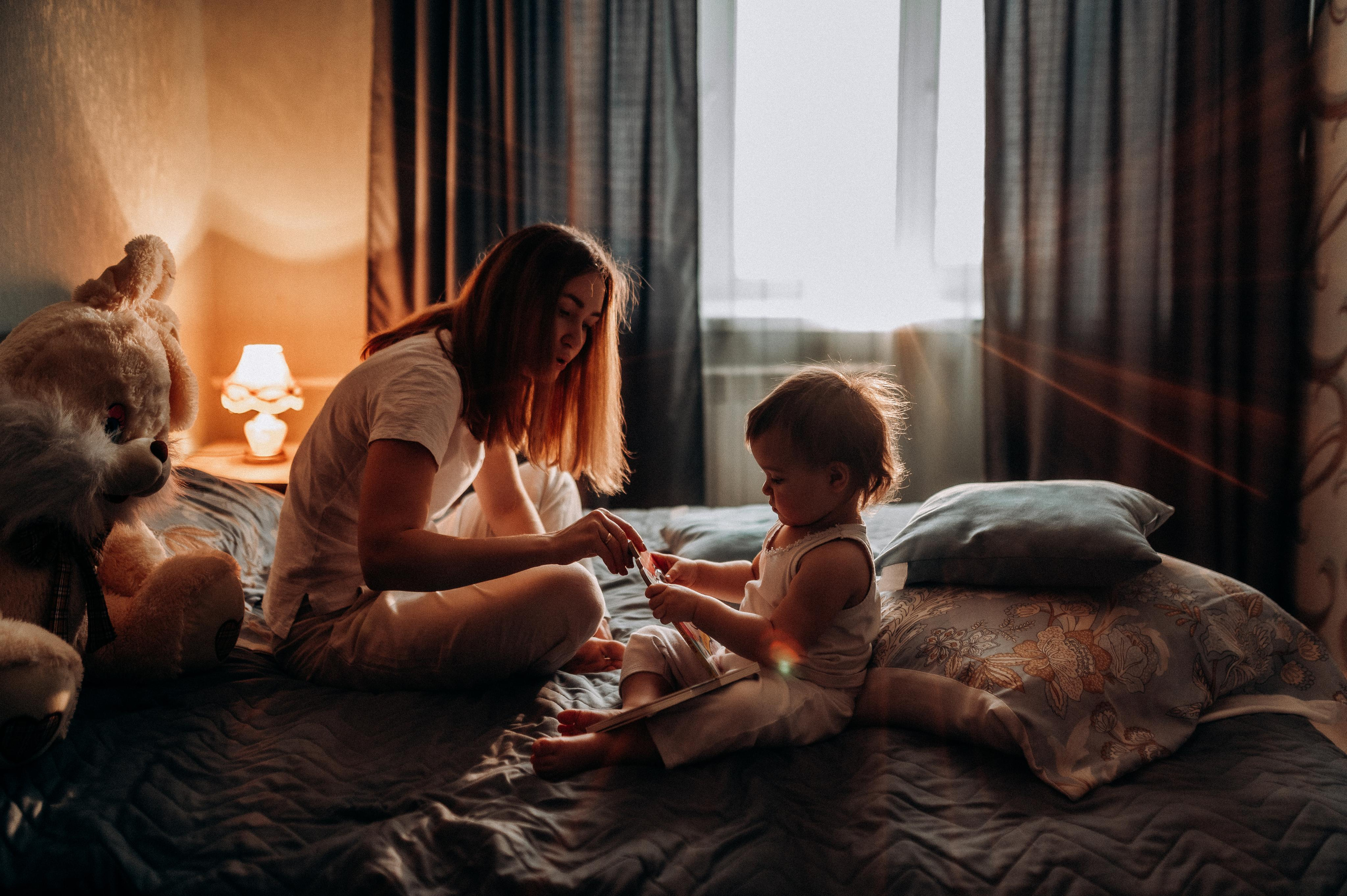 Домашняя фотосессия мама+дочь. Фотограф ПИТЕР СПБ Надежда Баранова