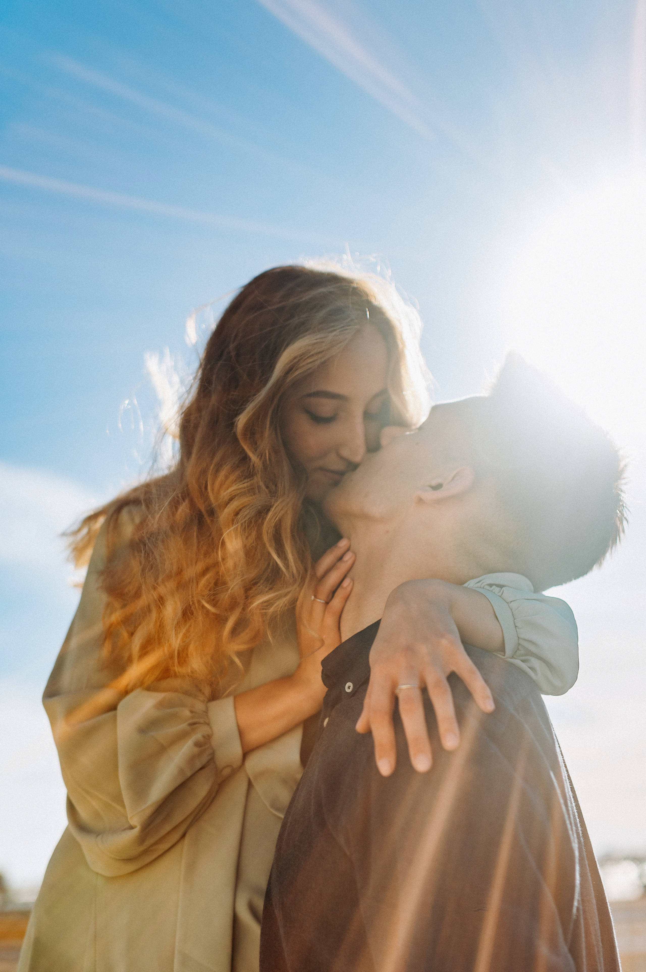 Предложение руки и сердца на крыше СПБ. Фотограф ПИТЕР СПБ Надежда Баранова