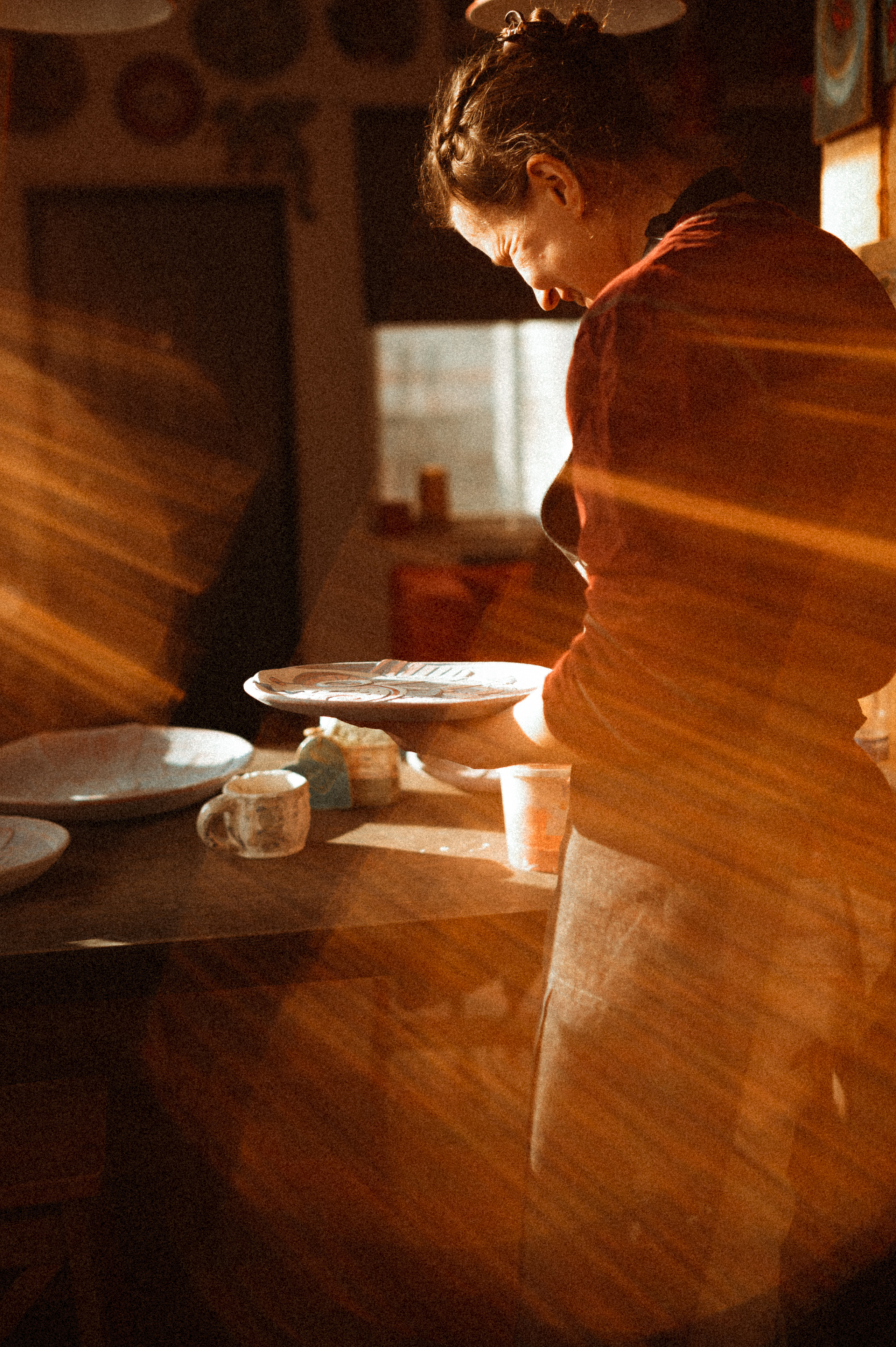 Аня художник-керамист. Фотограф ПИТЕР СПБ Надежда Баранова