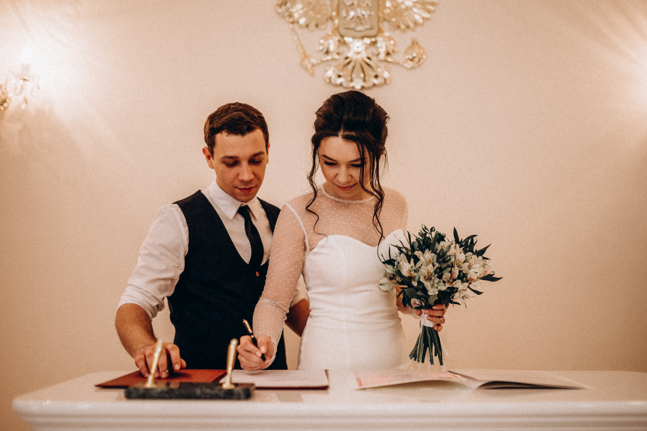 Свадьба Анастасия Сергей камерная (загс+прогулка). Фотограф ПИТЕР СПБ Надежда Баранова