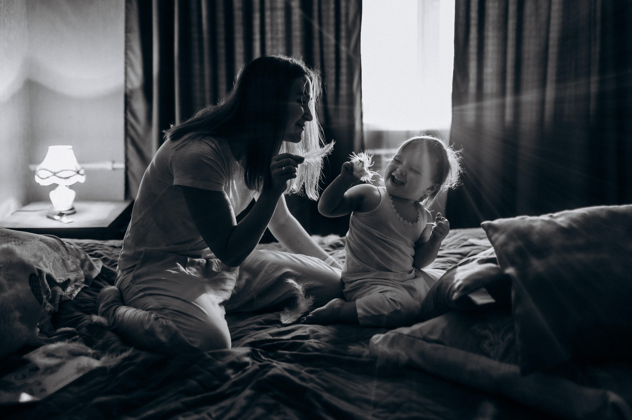 Домашняя фотосессия мама+дочь. Фотограф ПИТЕР СПБ Надежда Баранова