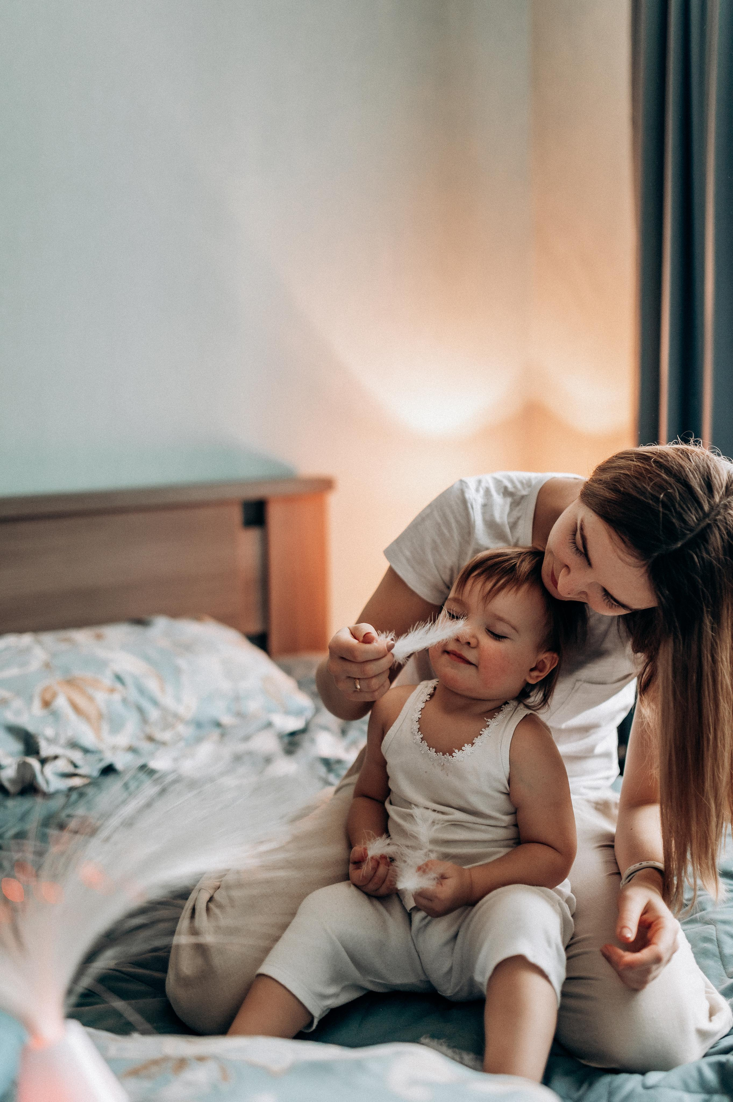 Домашняя фотосессия мама+дочь. Фотограф ПИТЕР СПБ Надежда Баранова