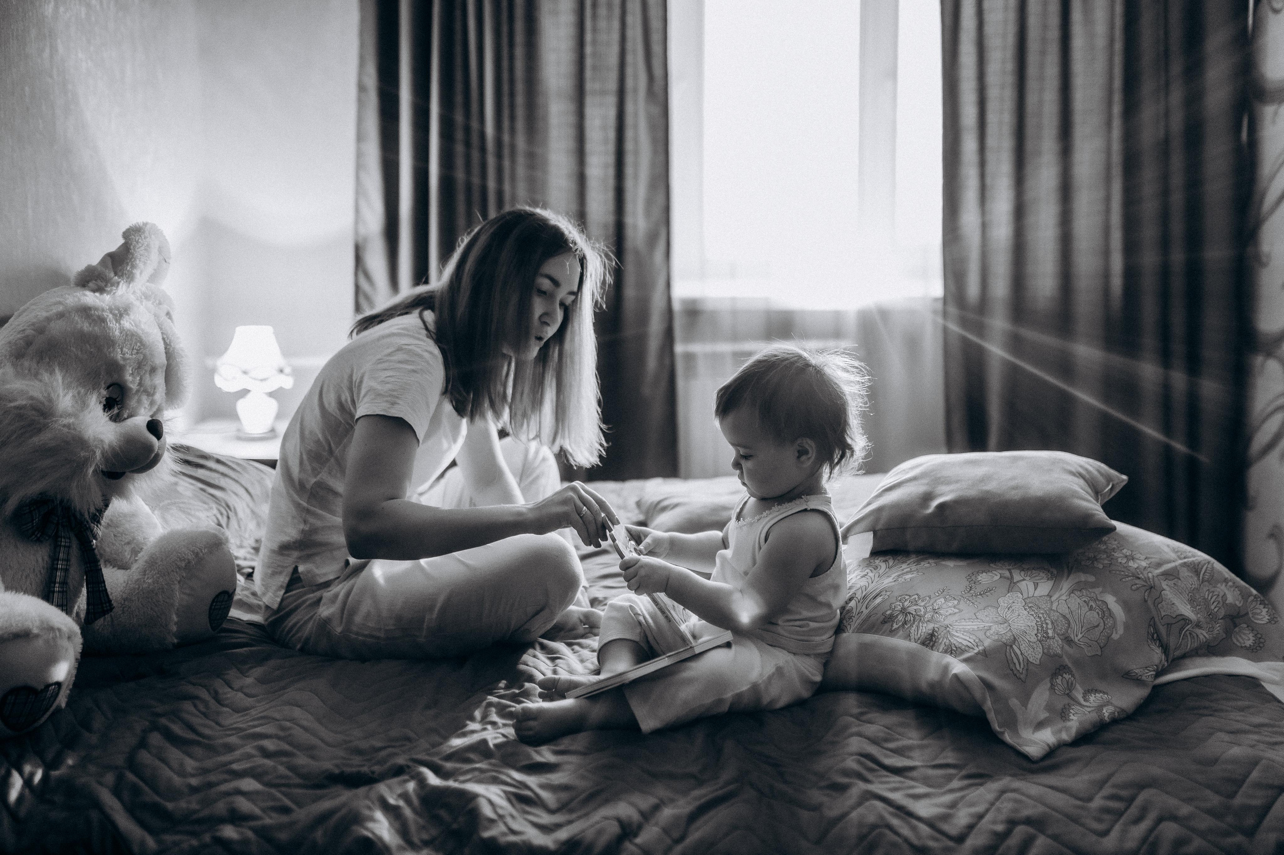 Домашняя фотосессия мама+дочь. Фотограф ПИТЕР СПБ Надежда Баранова