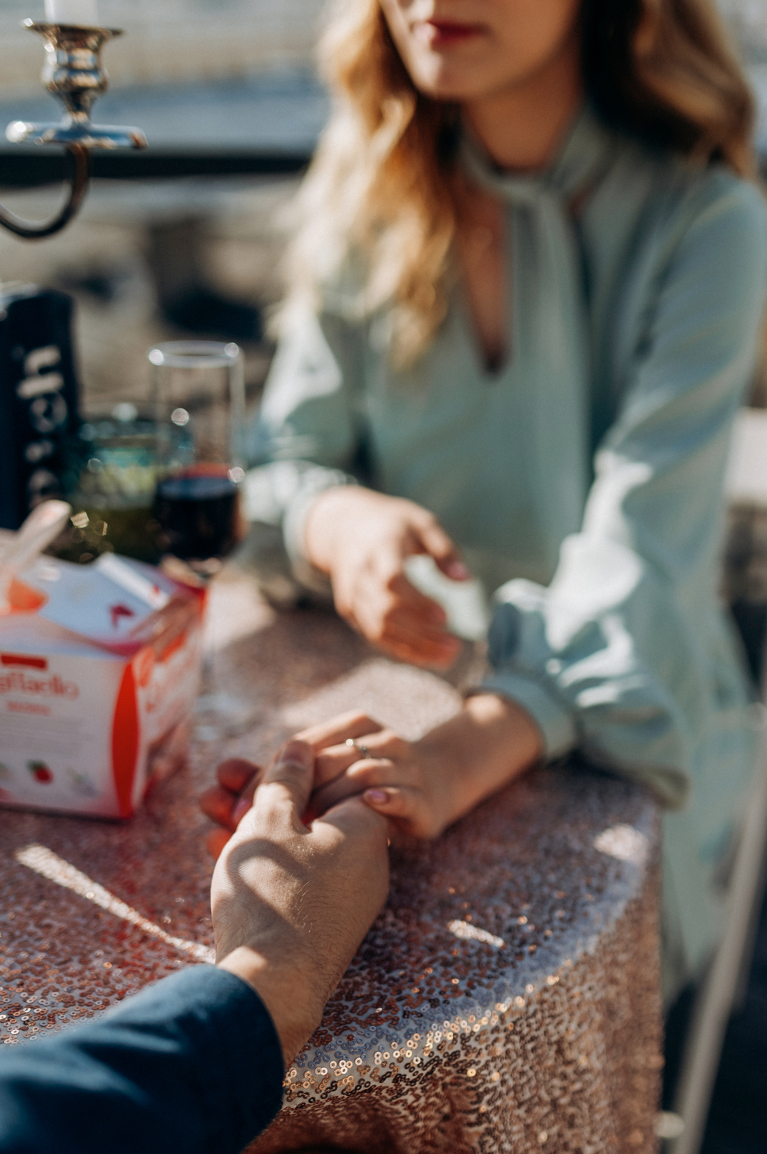 Предложение руки и сердца на крыше СПБ. Фотограф ПИТЕР СПБ Надежда Баранова