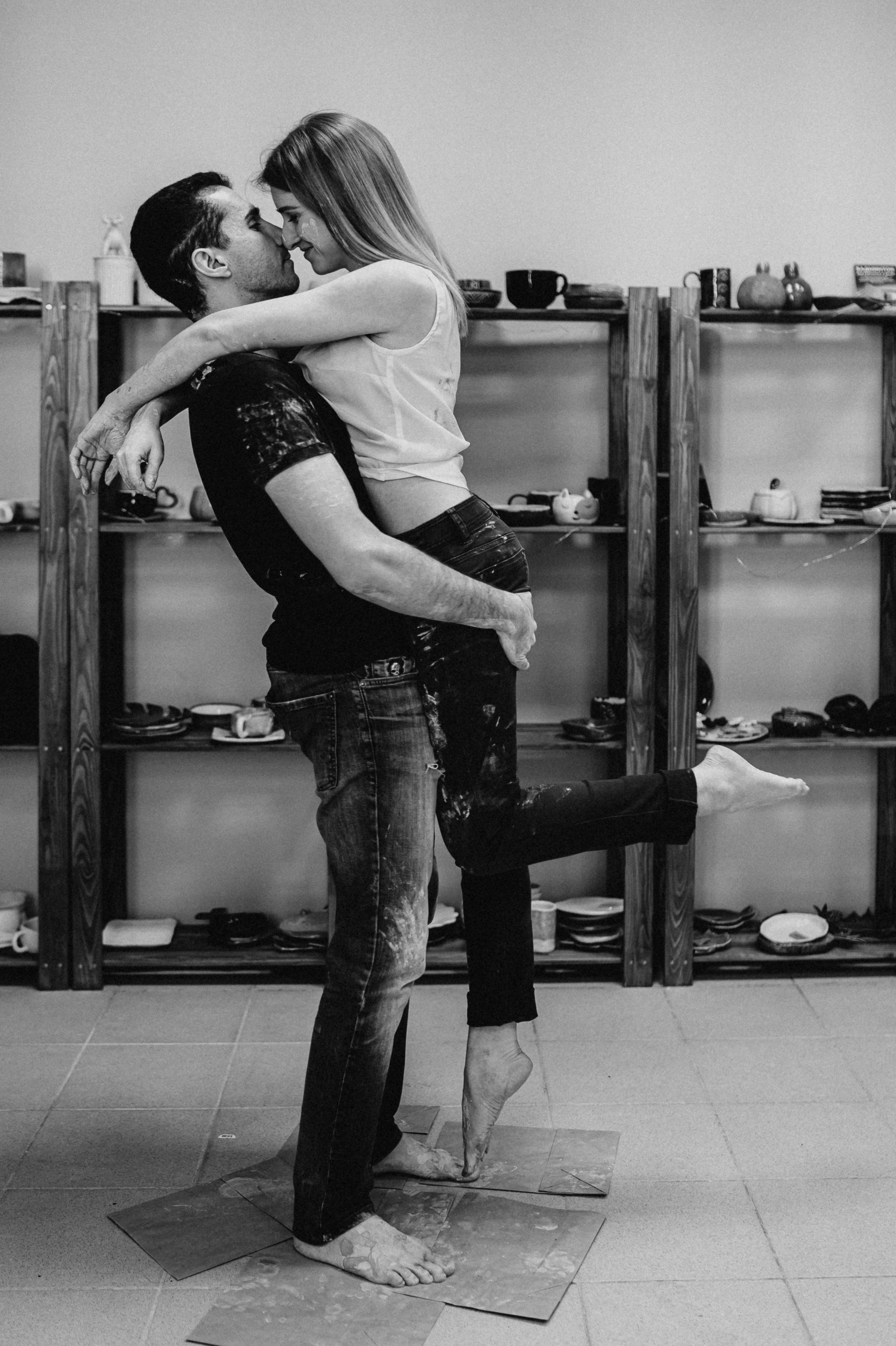 Лена+Петя лав стори гончарная мастерская. Фотограф ПИТЕР СПБ Надежда Баранова