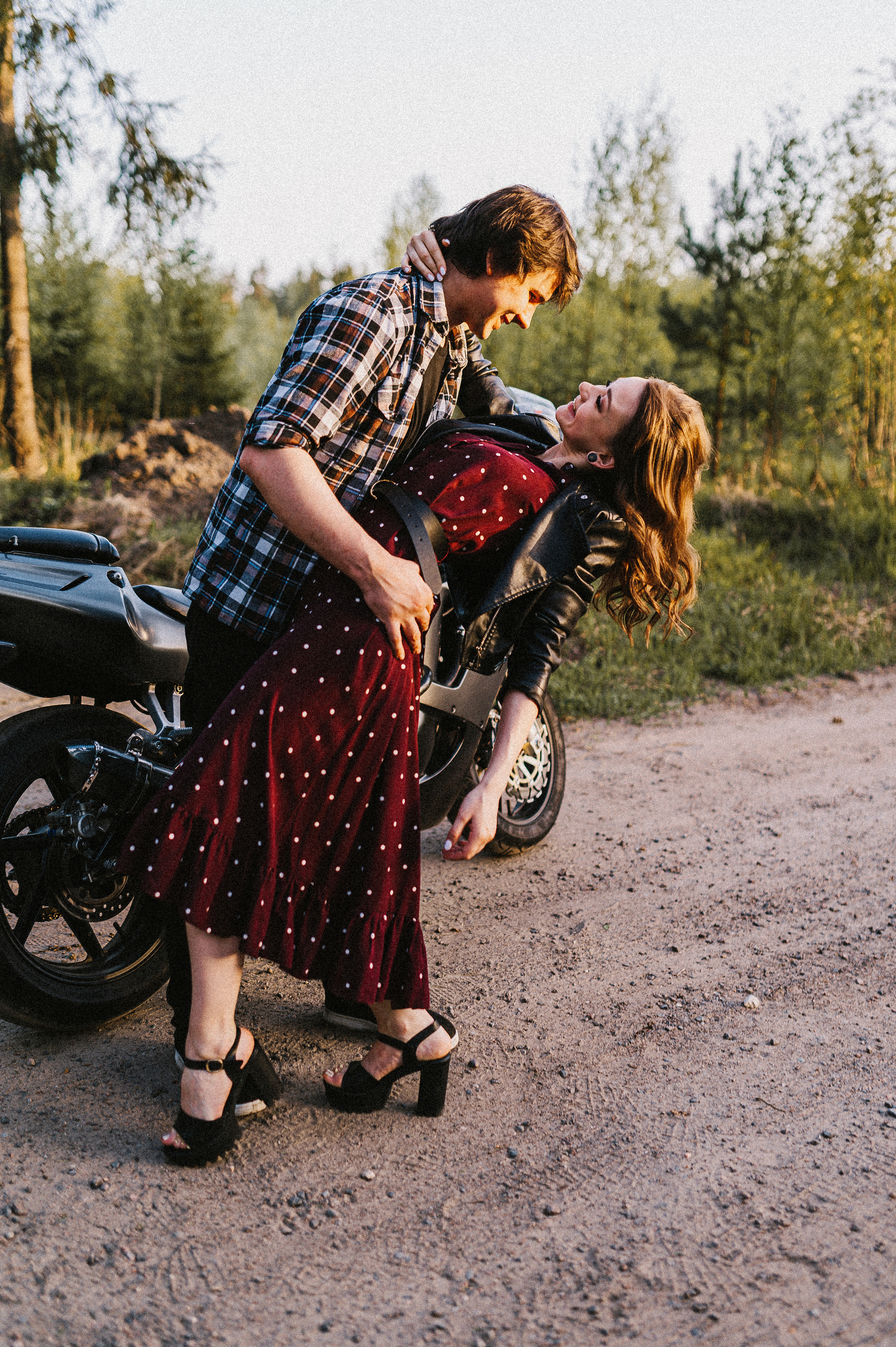 Лав стори на мотоцикле. Фотограф ПИТЕР СПБ Надежда Баранова