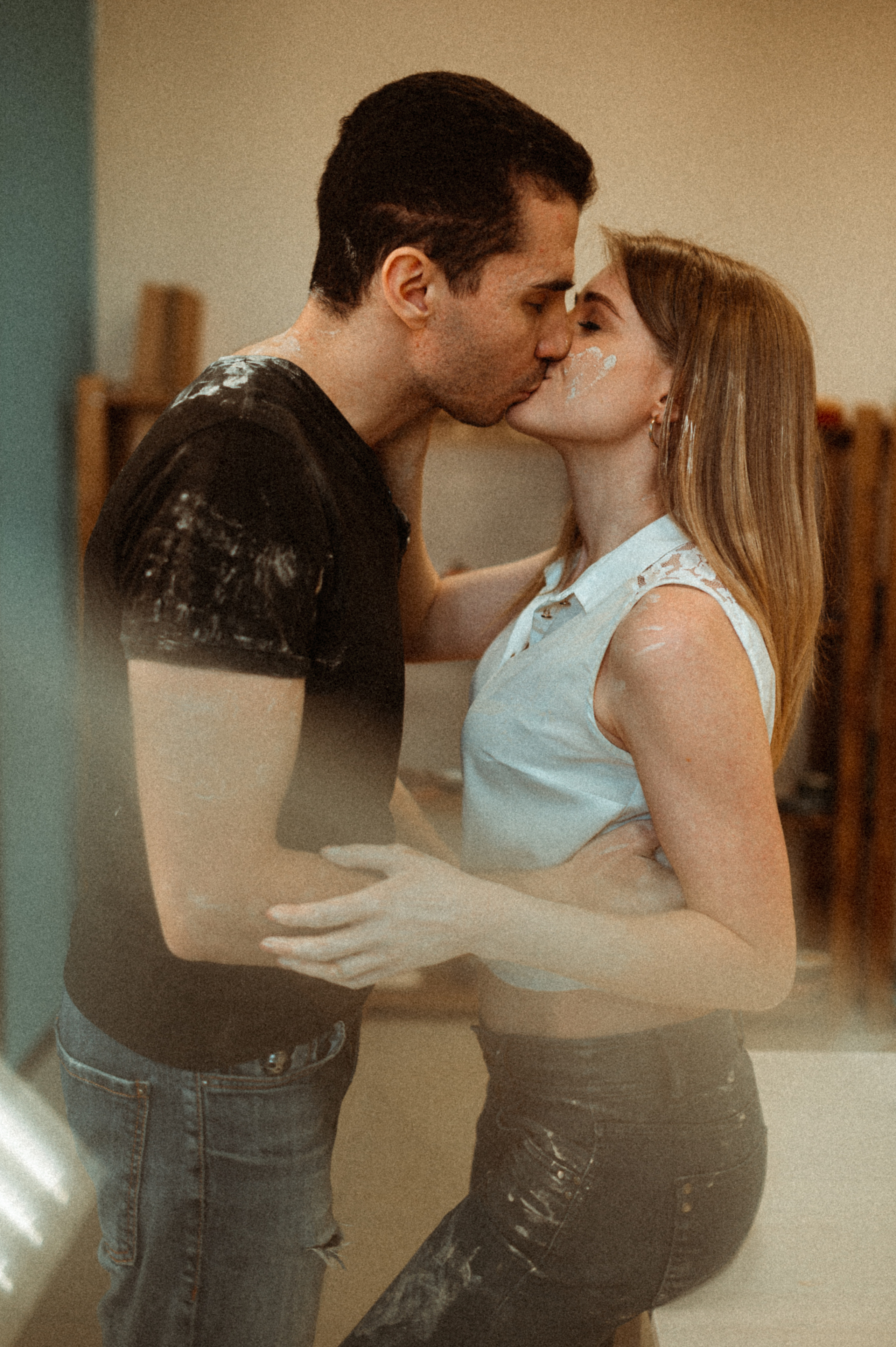 Лена+Петя лав стори гончарная мастерская. Фотограф ПИТЕР СПБ Надежда Баранова