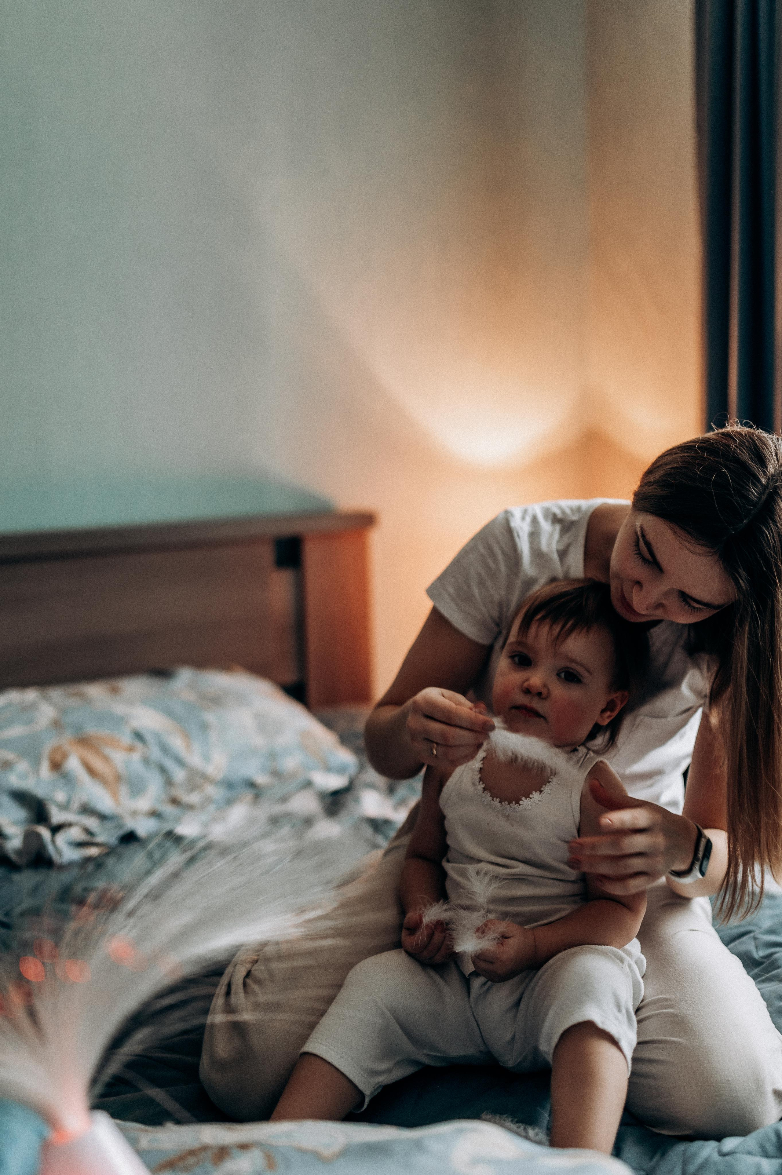 Домашняя фотосессия мама+дочь. Фотограф ПИТЕР СПБ Надежда Баранова