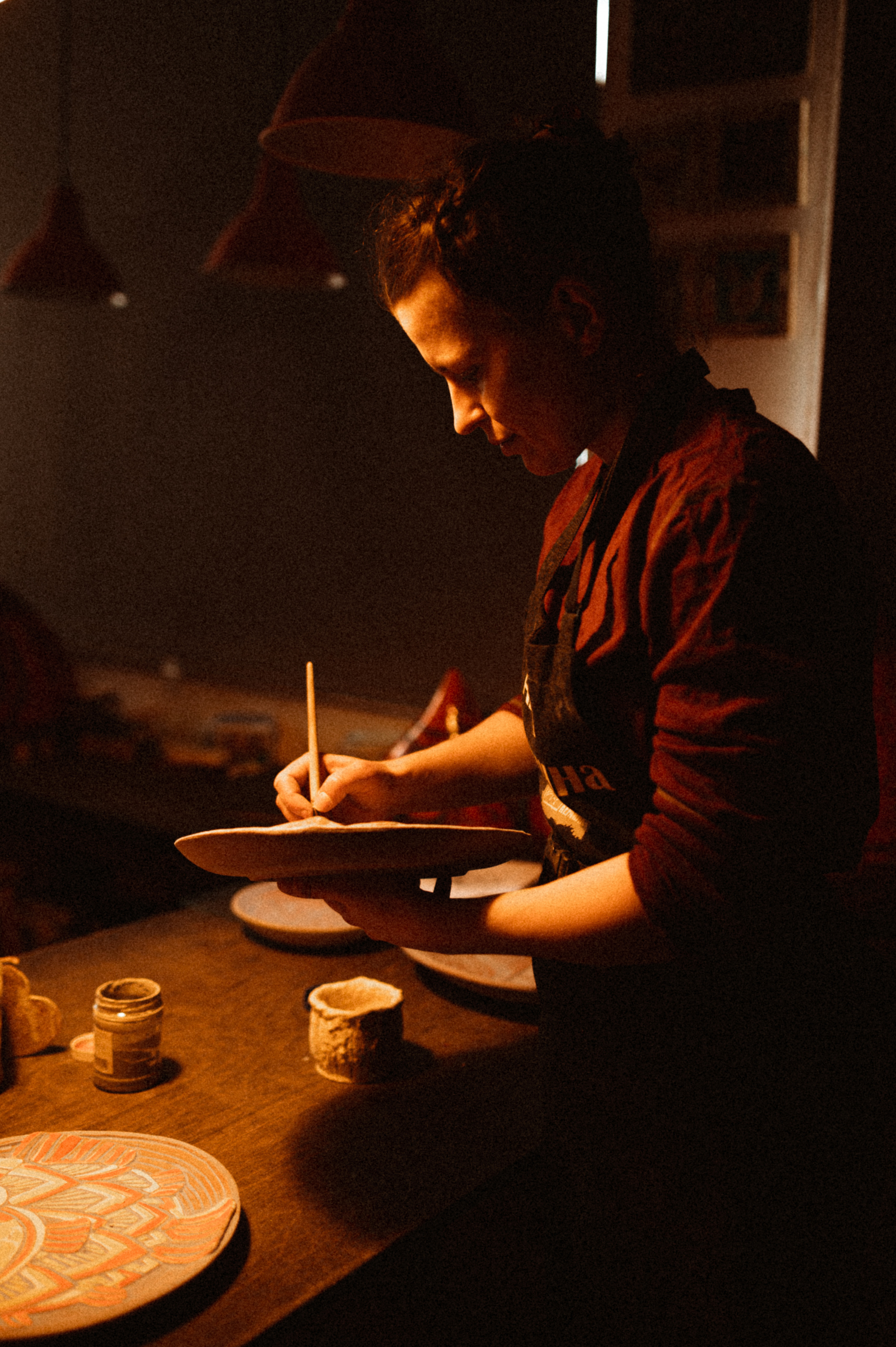 Аня художник-керамист. Фотограф ПИТЕР СПБ Надежда Баранова