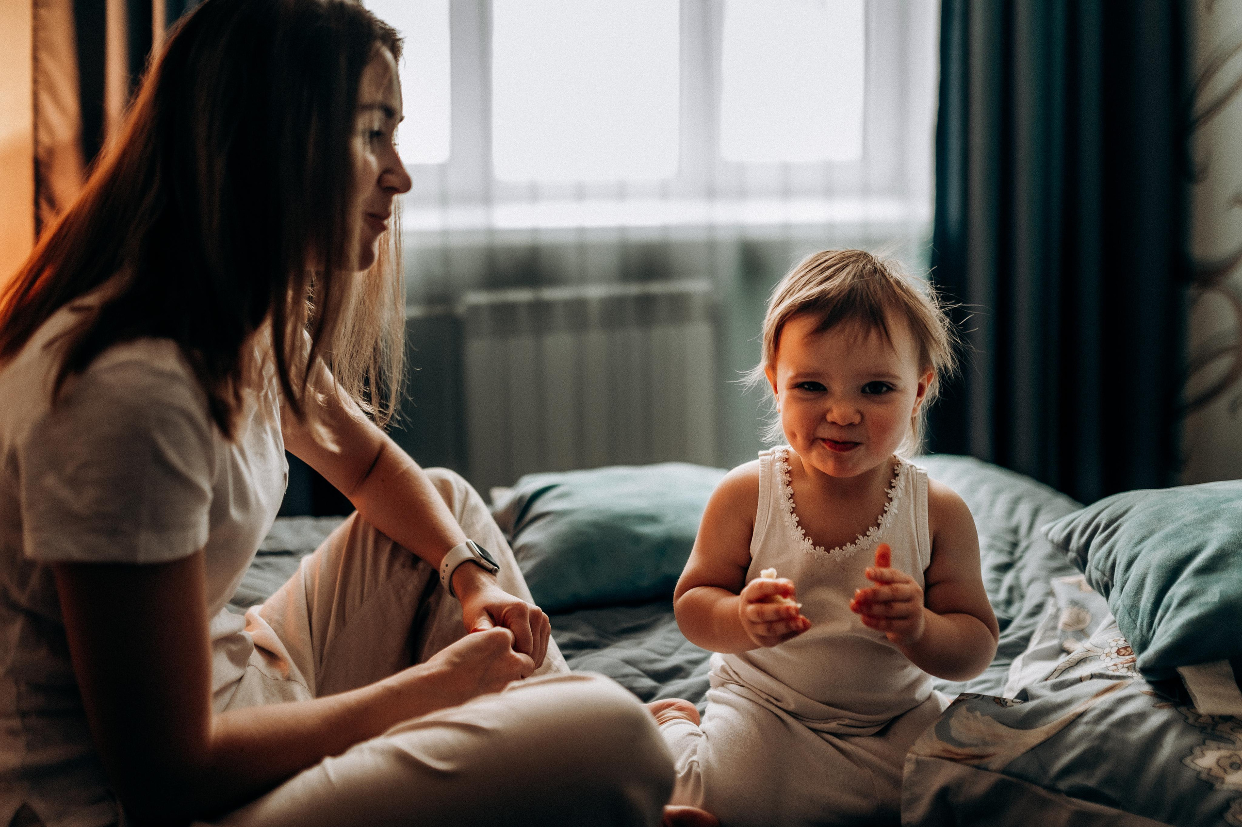 Домашняя фотосессия мама+дочь. Фотограф ПИТЕР СПБ Надежда Баранова