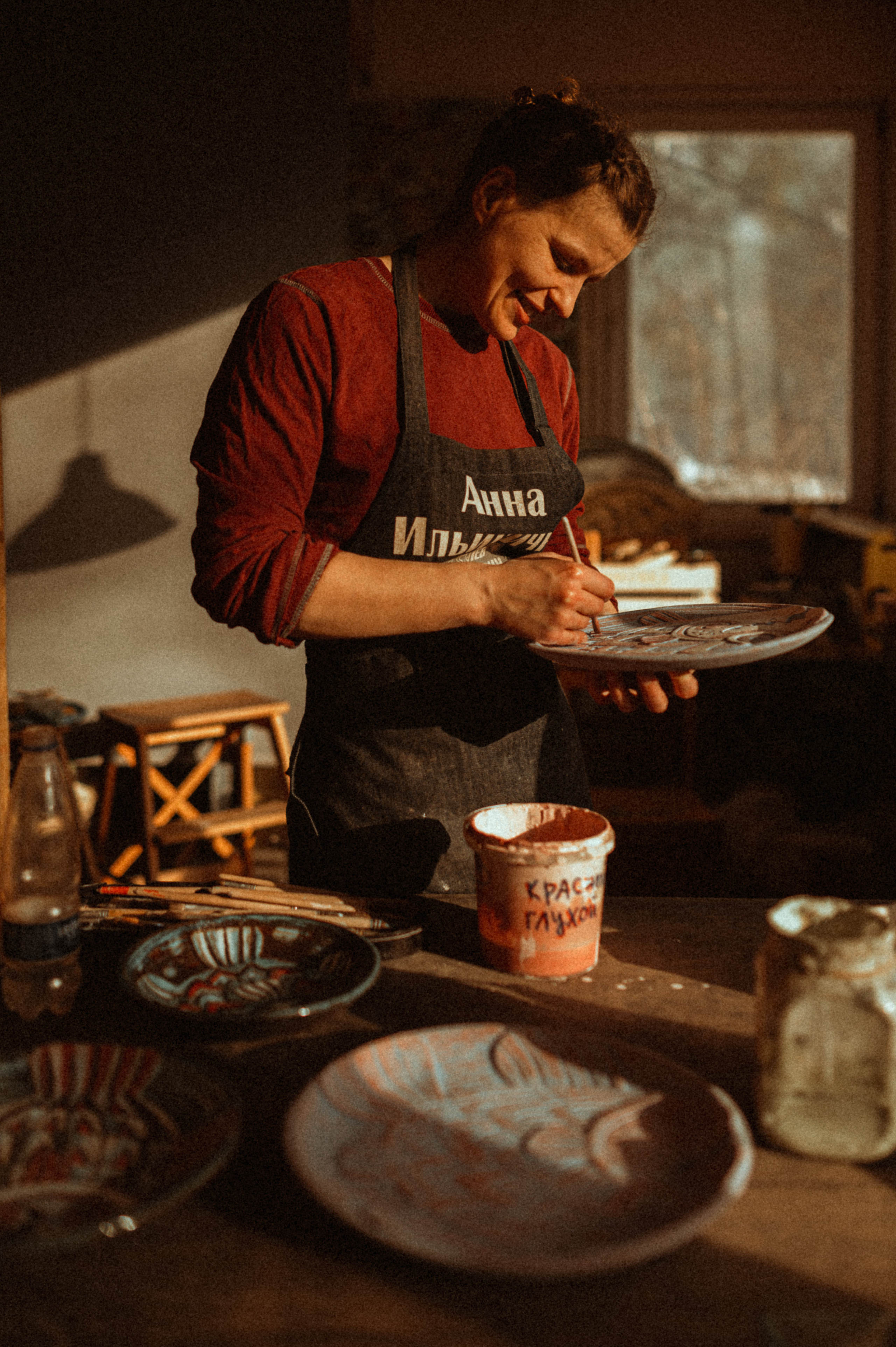 Аня художник-керамист. Фотограф ПИТЕР СПБ Надежда Баранова