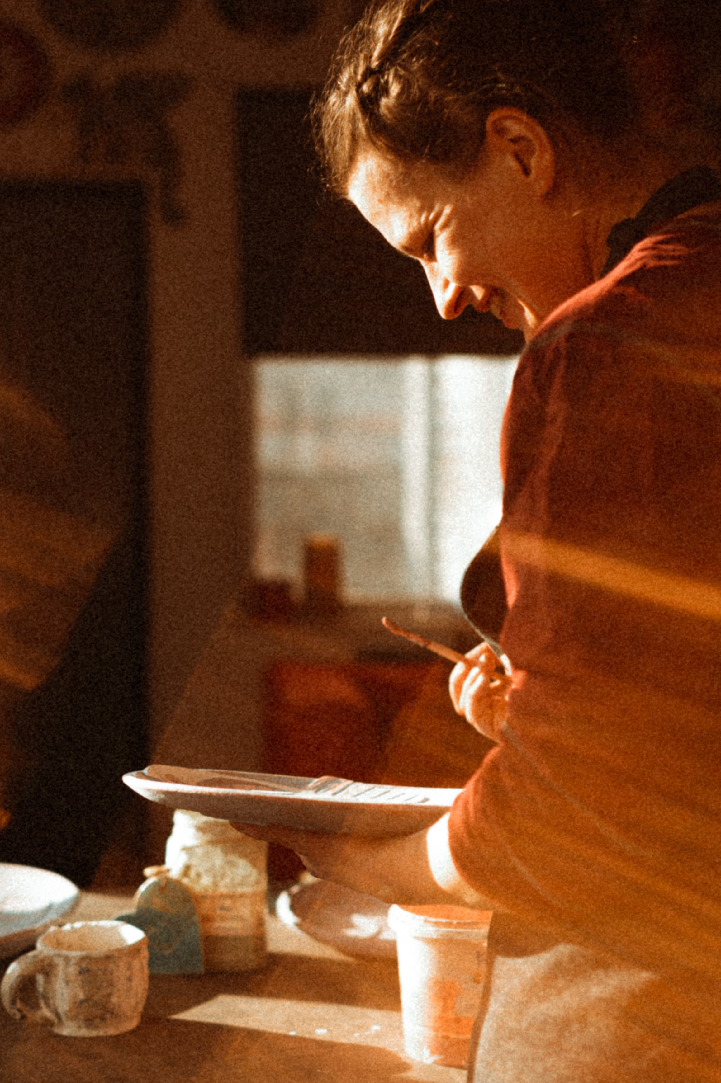 Аня художник-керамист. Фотограф ПИТЕР СПБ Надежда Баранова