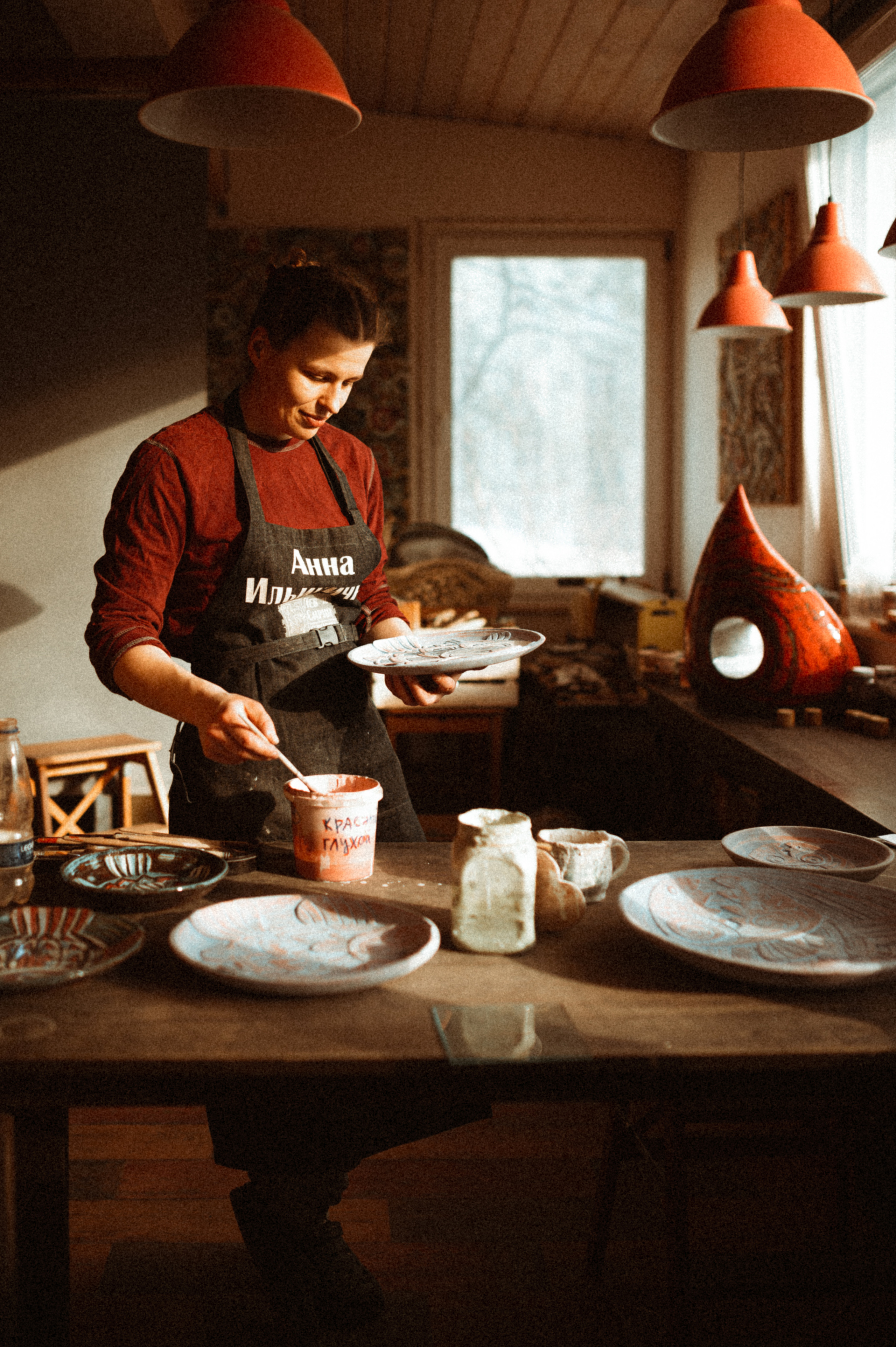 Аня художник-керамист. Фотограф ПИТЕР СПБ Надежда Баранова
