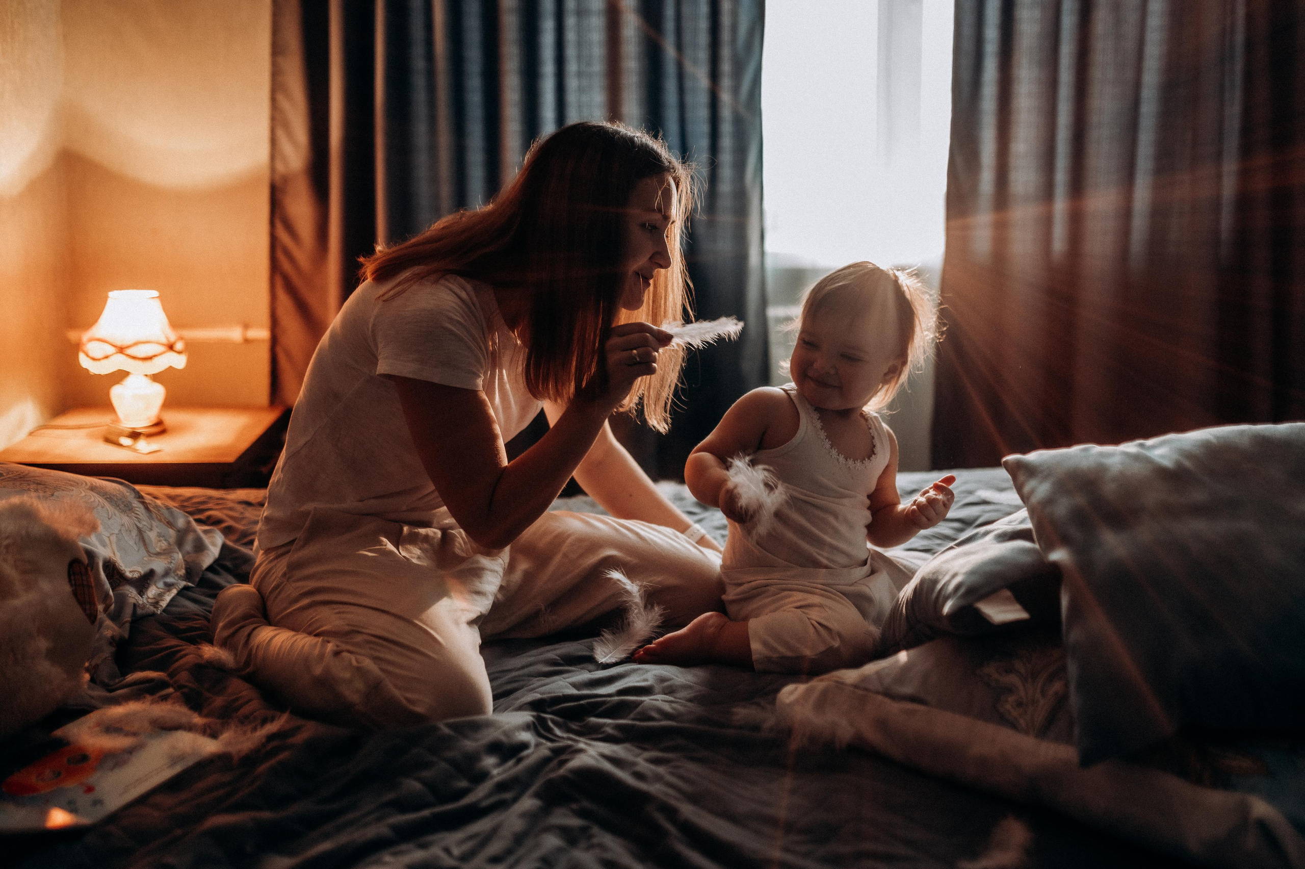 Домашняя фотосессия мама+дочь. Фотограф ПИТЕР СПБ Надежда Баранова