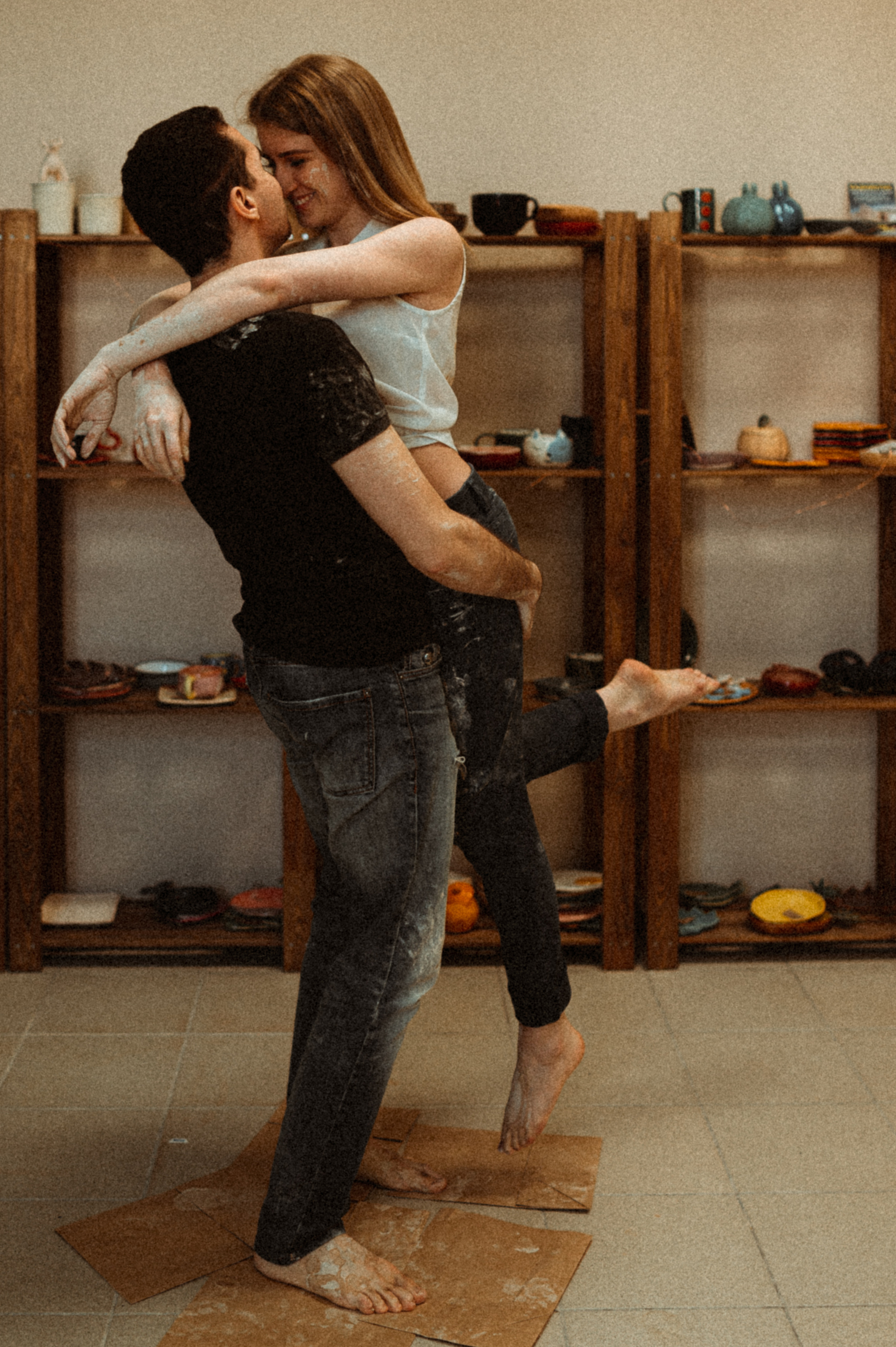 Лена+Петя лав стори гончарная мастерская. Фотограф ПИТЕР СПБ Надежда Баранова