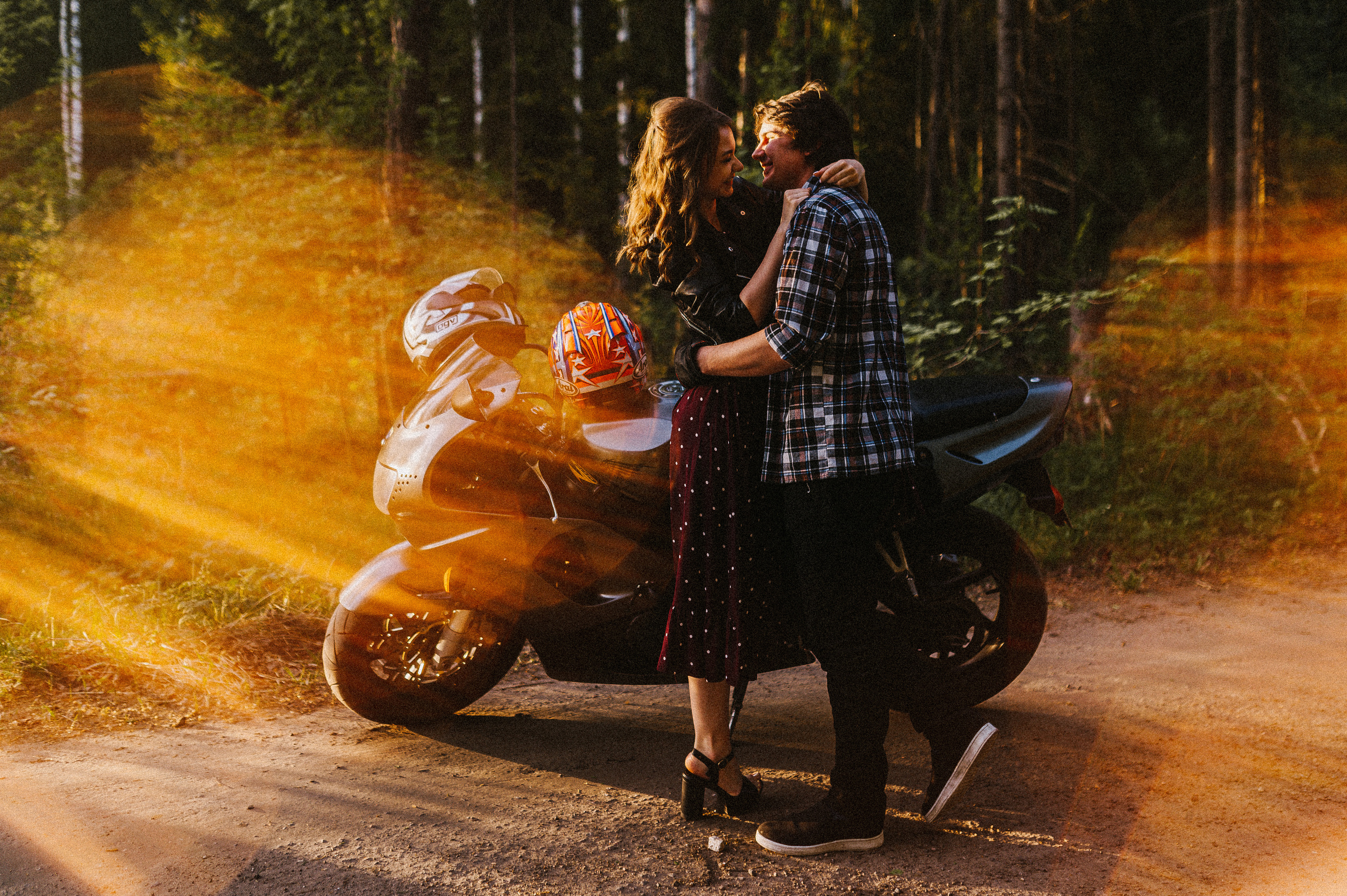 Лав стори на мотоцикле. Фотограф ПИТЕР СПБ Надежда Баранова