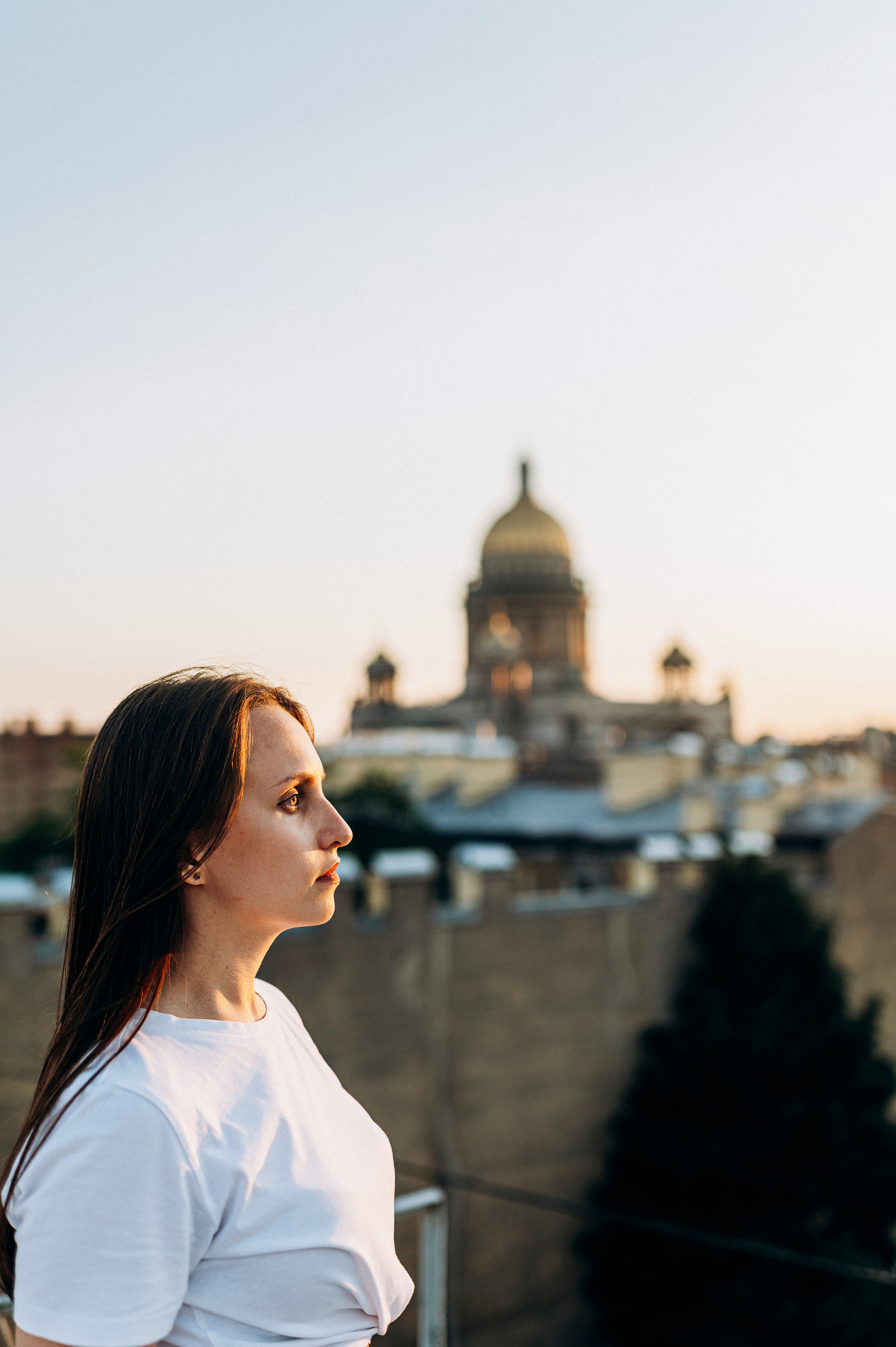 Две подруги крыша СПБ (Таня+Таня). Фотограф ПИТЕР СПБ Надежда Баранова