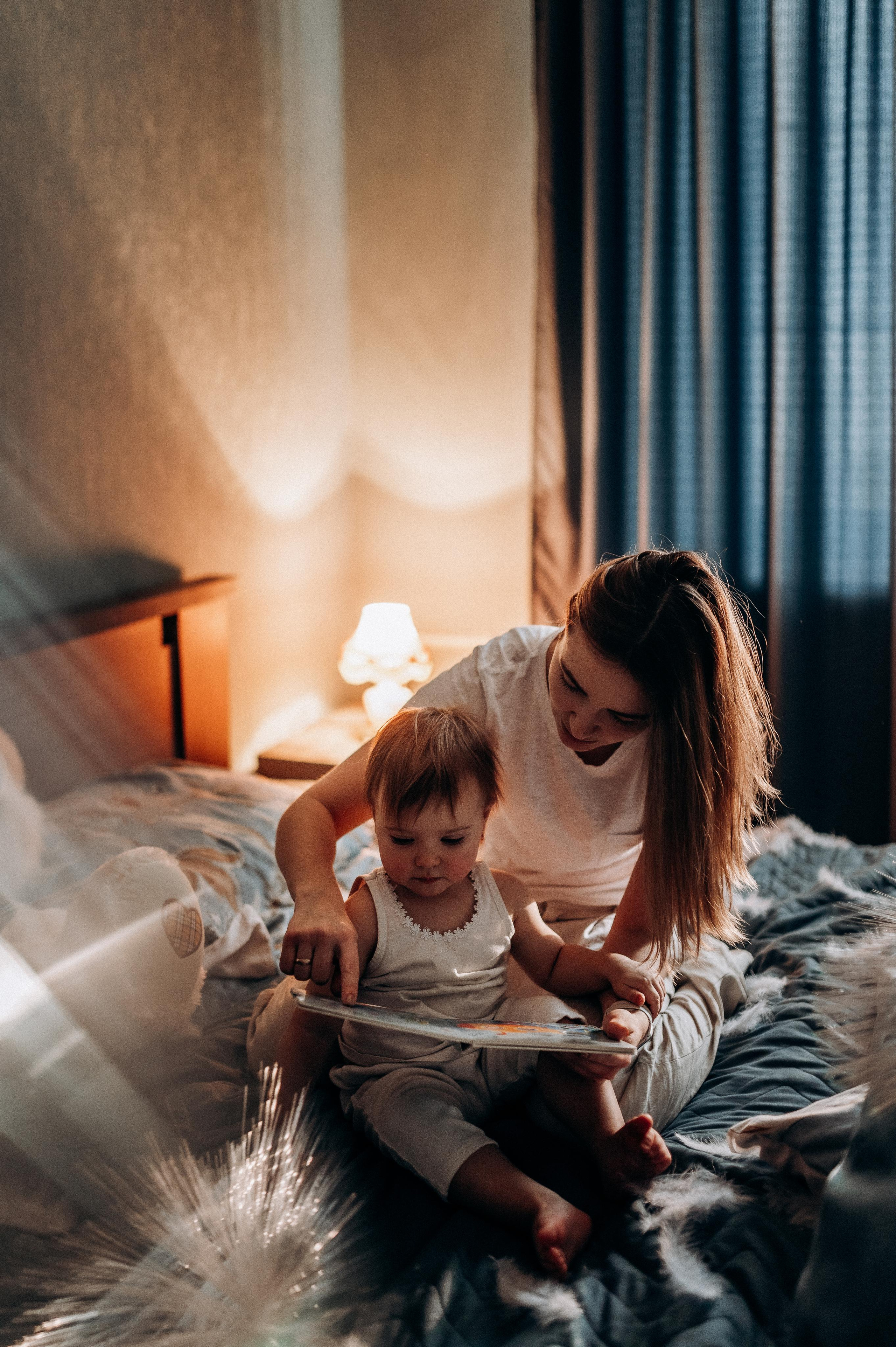 Домашняя фотосессия мама+дочь. Фотограф ПИТЕР СПБ Надежда Баранова