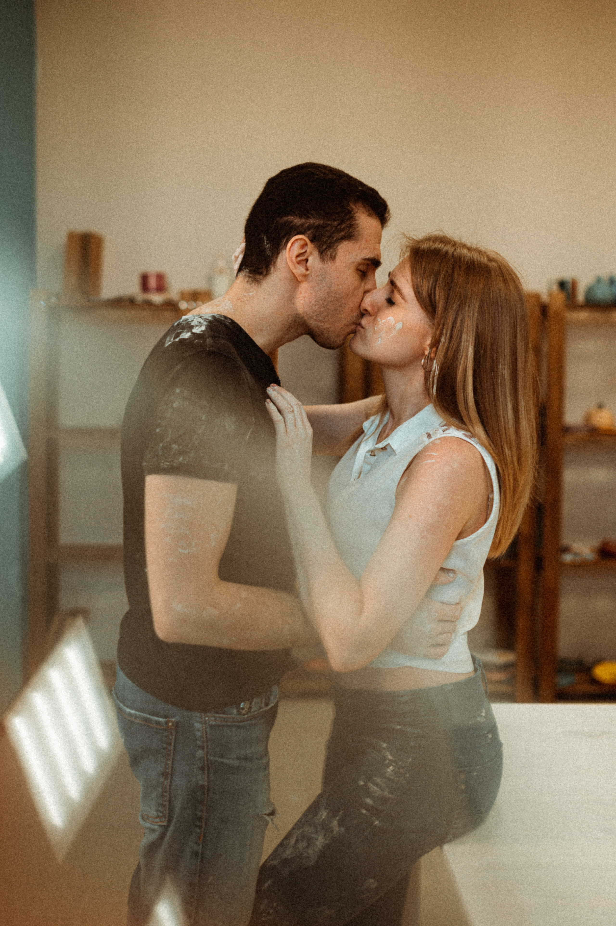 Лена+Петя лав стори гончарная мастерская. Фотограф ПИТЕР СПБ Надежда Баранова