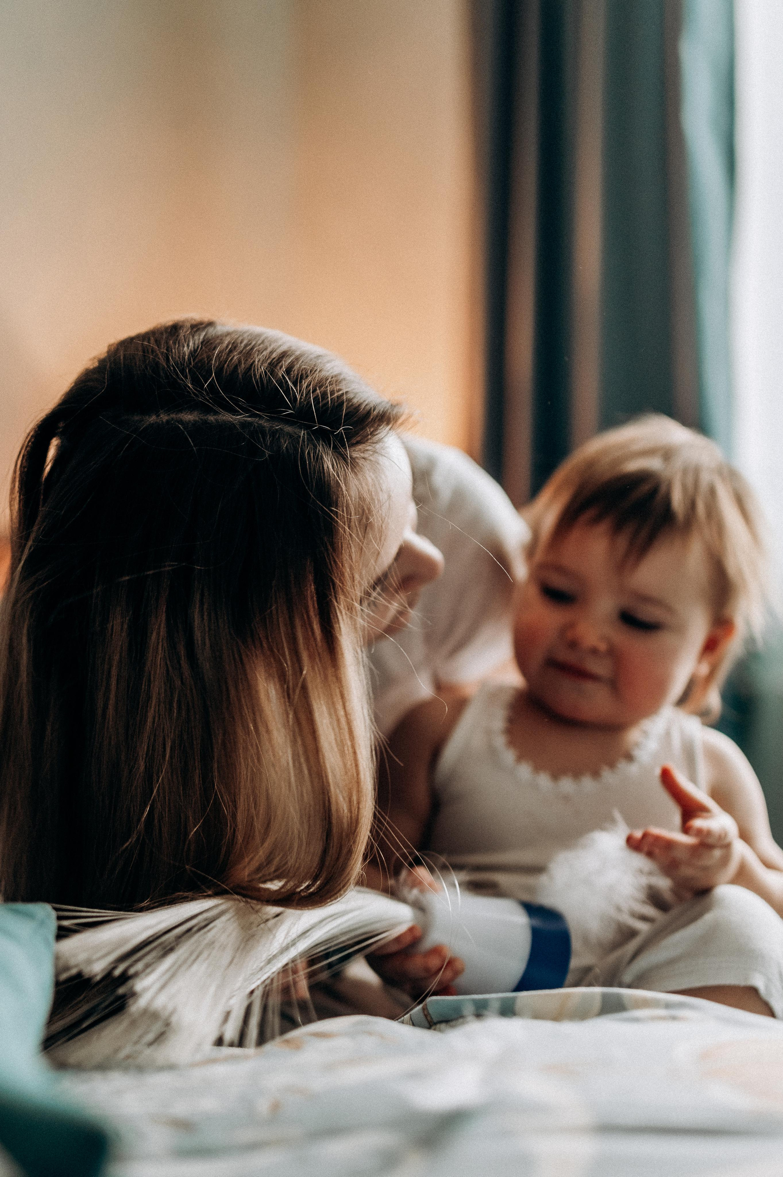 Домашняя фотосессия мама+дочь. Фотограф ПИТЕР СПБ Надежда Баранова
