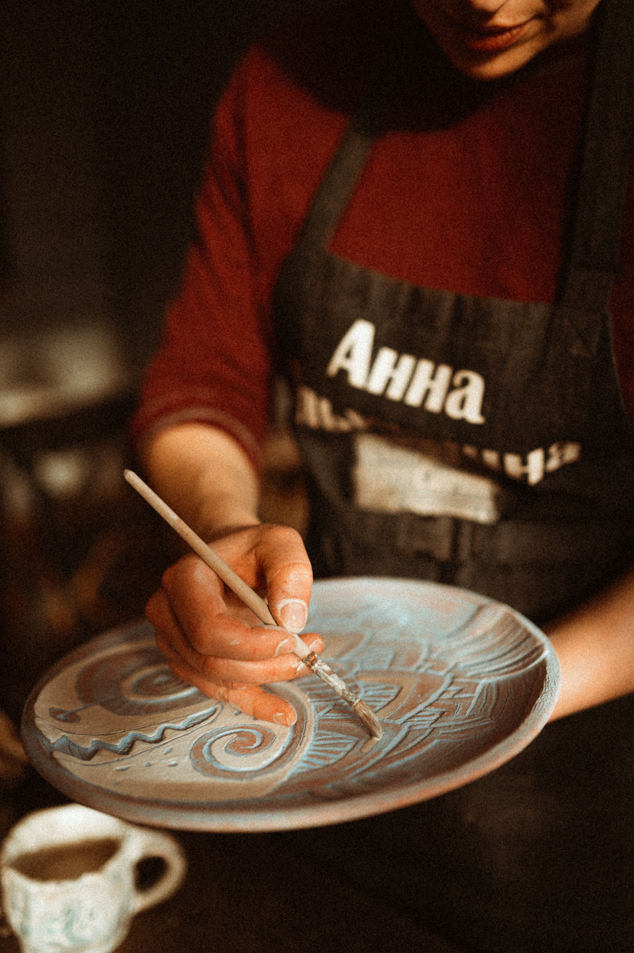 Аня художник-керамист. Фотограф ПИТЕР СПБ Надежда Баранова