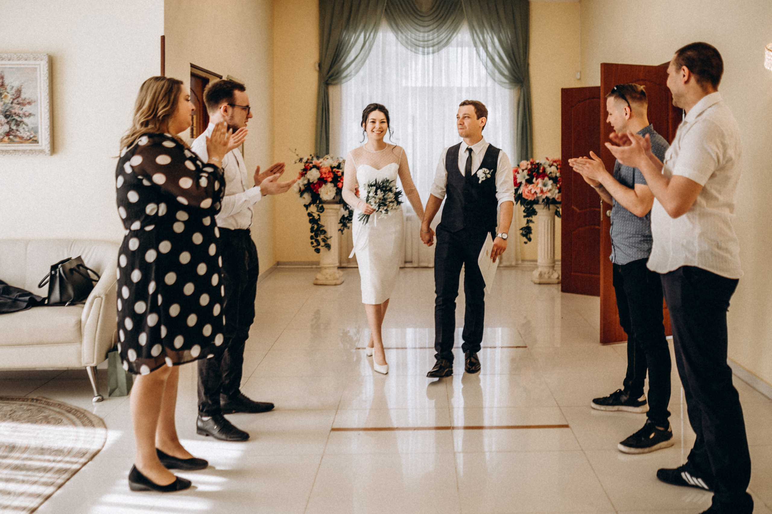 Свадьба Анастасия Сергей камерная (загс+прогулка). Фотограф ПИТЕР СПБ Надежда Баранова