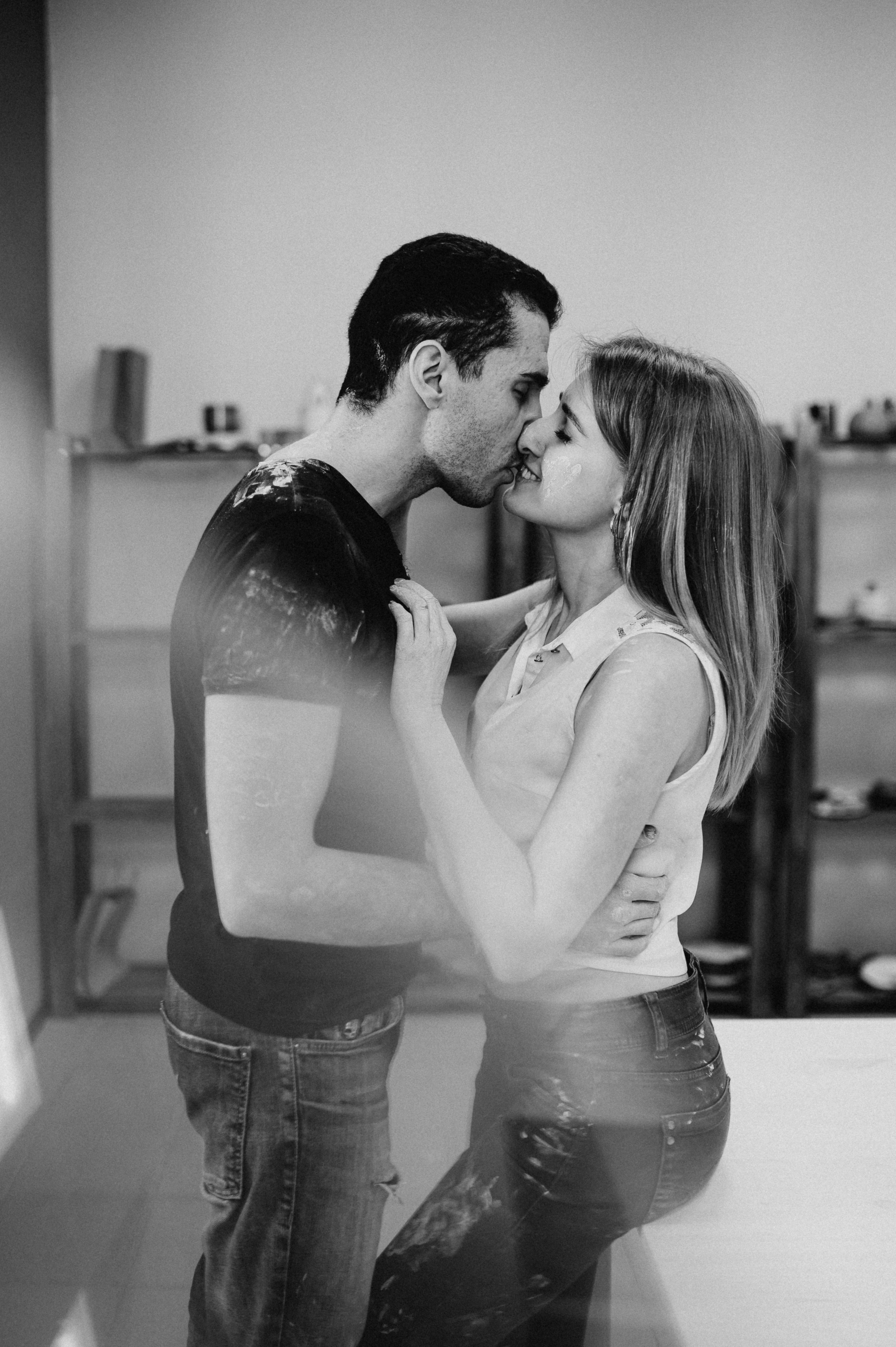 Лена+Петя лав стори гончарная мастерская. Фотограф ПИТЕР СПБ Надежда Баранова