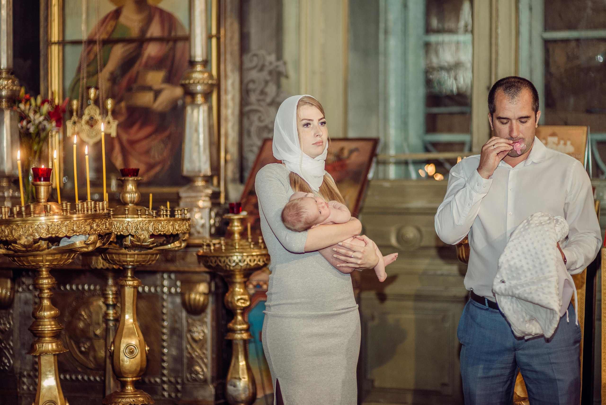 Крещение Алины. Фотограф ПИТЕР СПБ Надежда Баранова