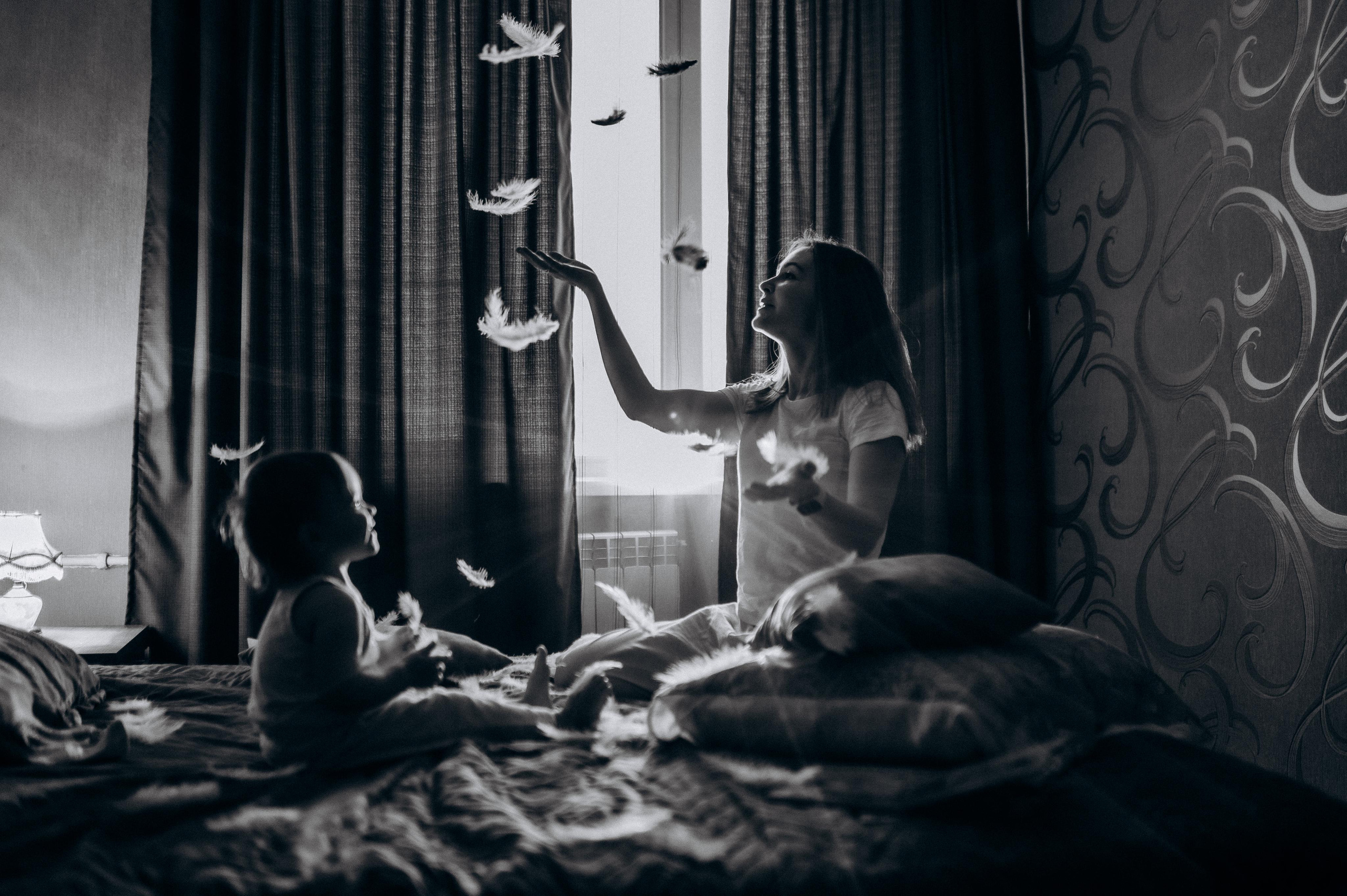 Домашняя фотосессия мама+дочь. Фотограф ПИТЕР СПБ Надежда Баранова