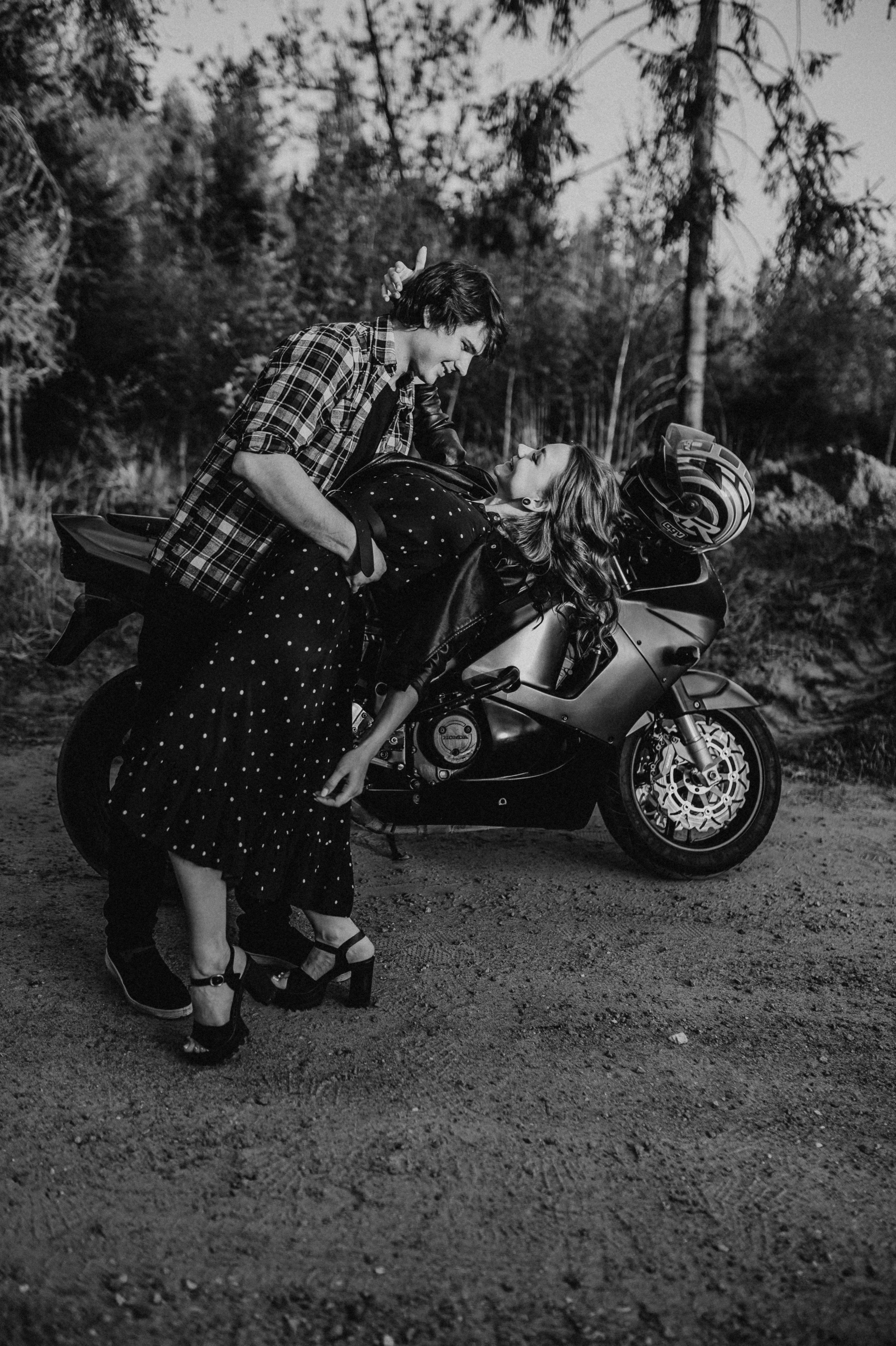 Лав стори на мотоцикле. Фотограф ПИТЕР СПБ Надежда Баранова