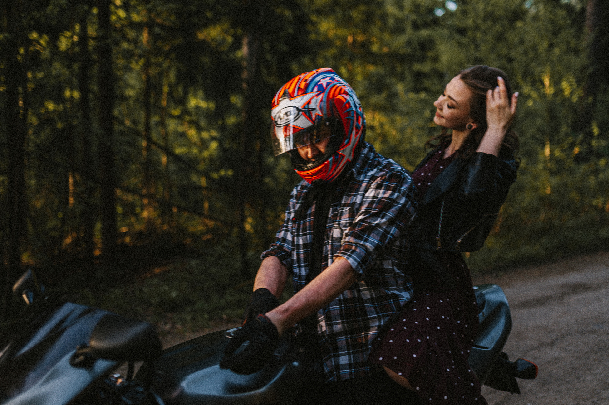 Лав стори на мотоцикле. Фотограф ПИТЕР СПБ Надежда Баранова