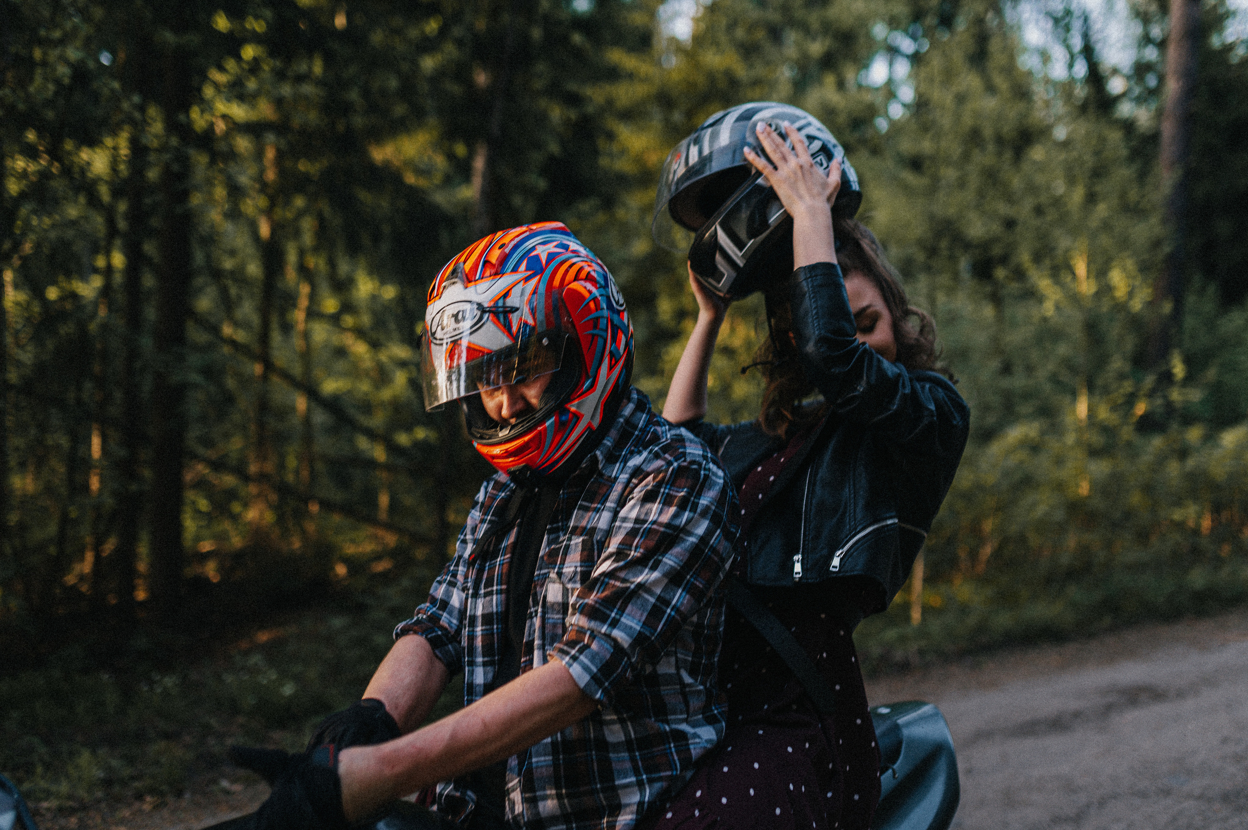Лав стори на мотоцикле. Фотограф ПИТЕР СПБ Надежда Баранова